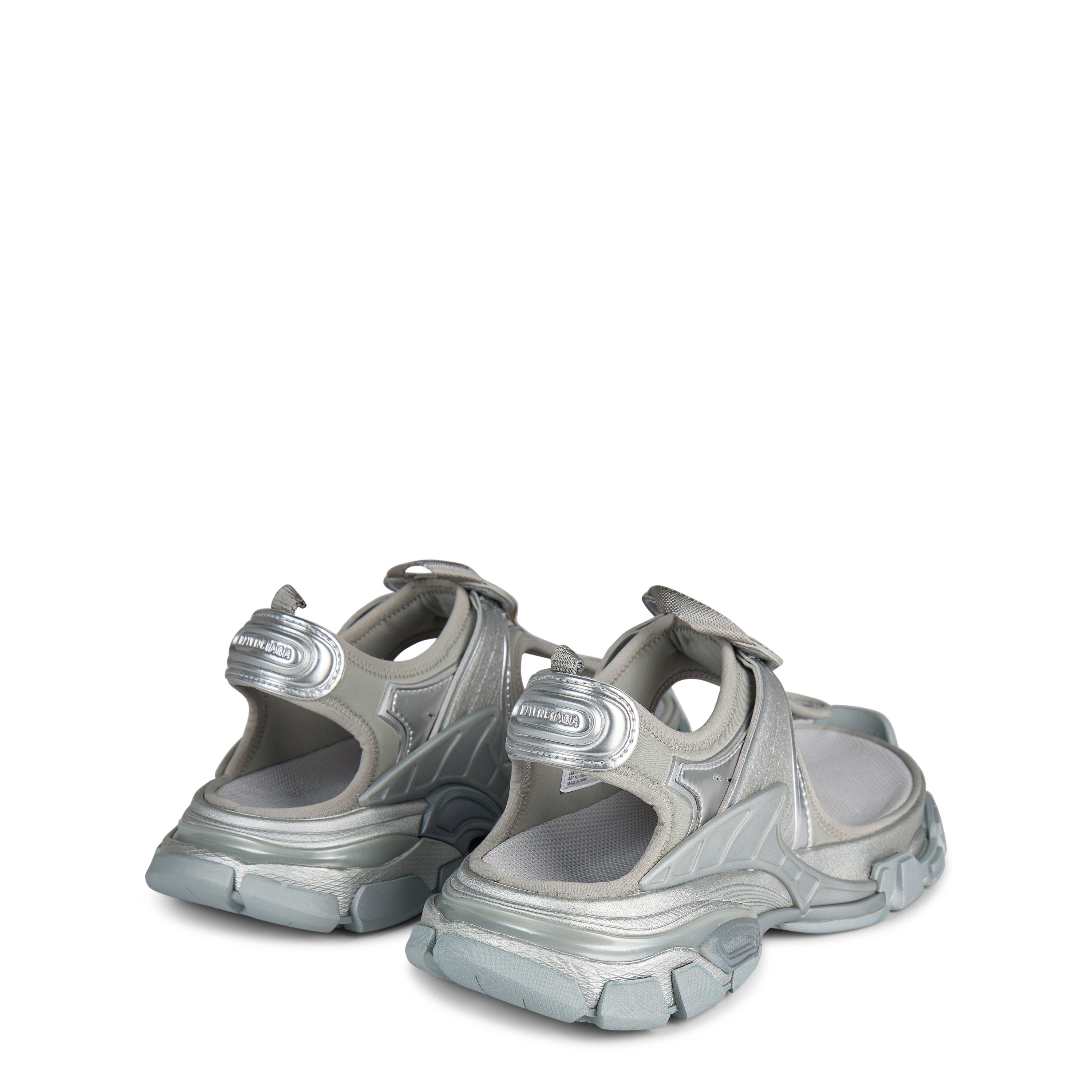 Silver Metallic - Balenciaga - Track Sandals - 4