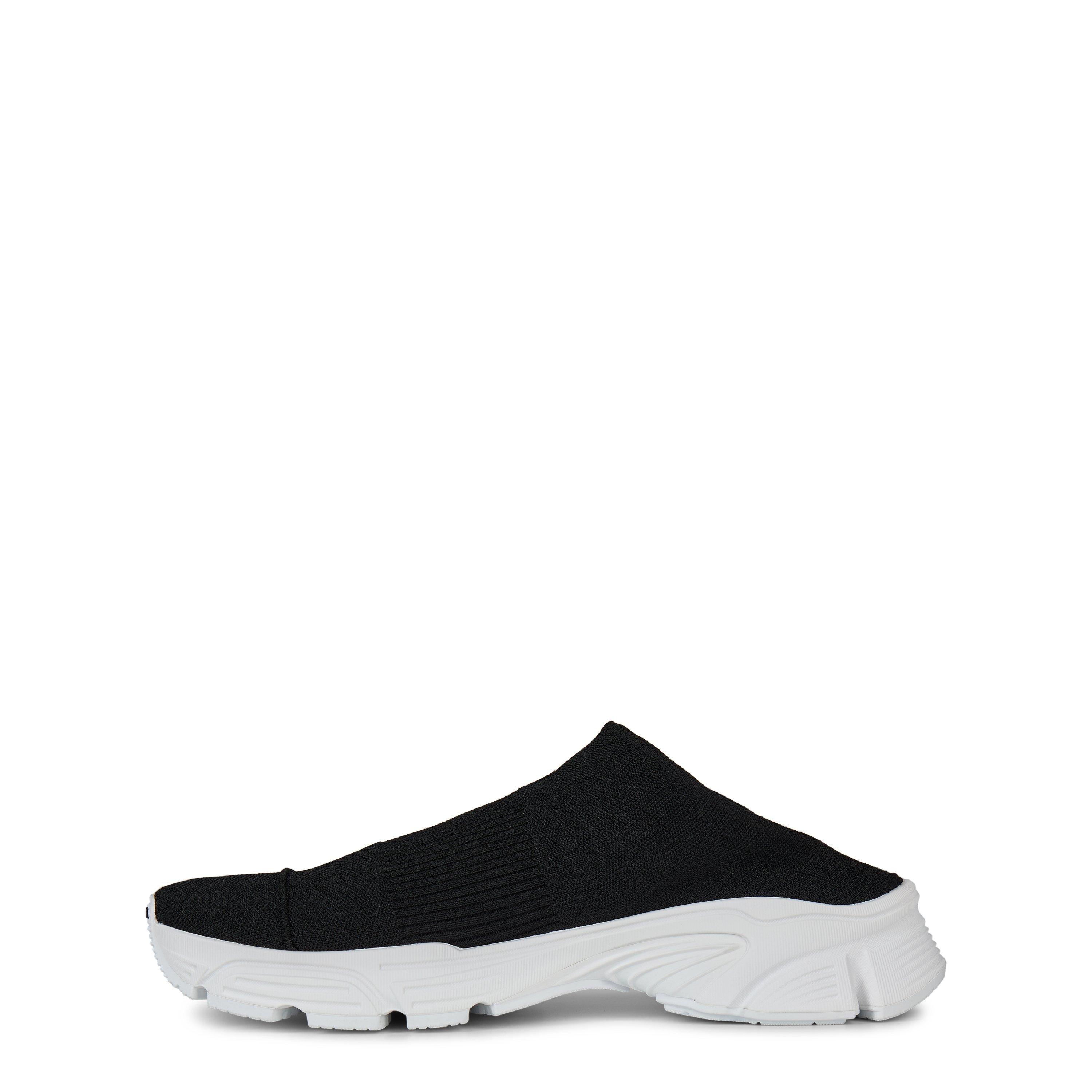 Black/White - Balenciaga - Women's Slip-On Flat Mules - 2