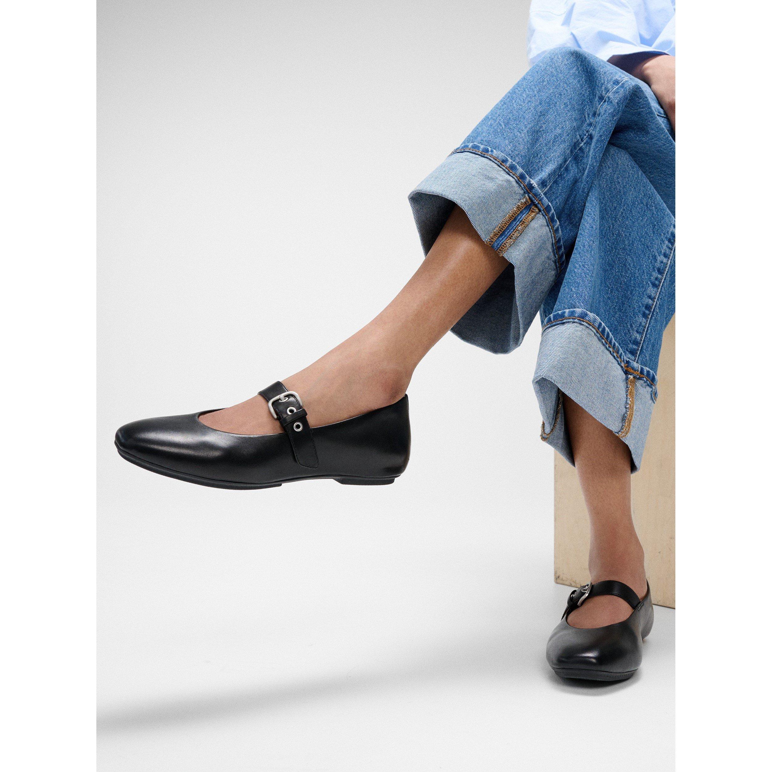 All Black - FitFlop - Women's Delicato Ballet Pump - 2