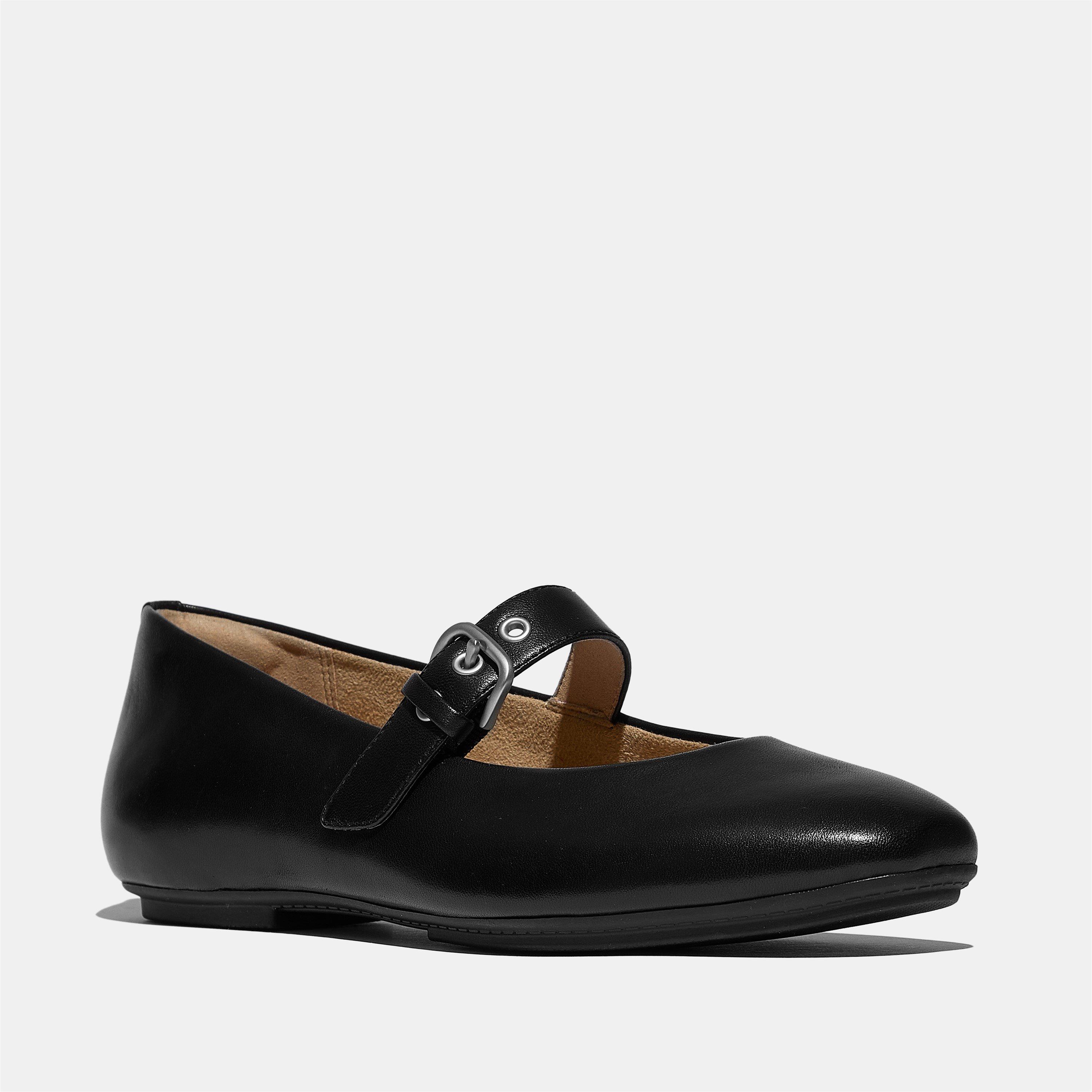 All Black - FitFlop - Women's Delicato Ballet Pump - 3