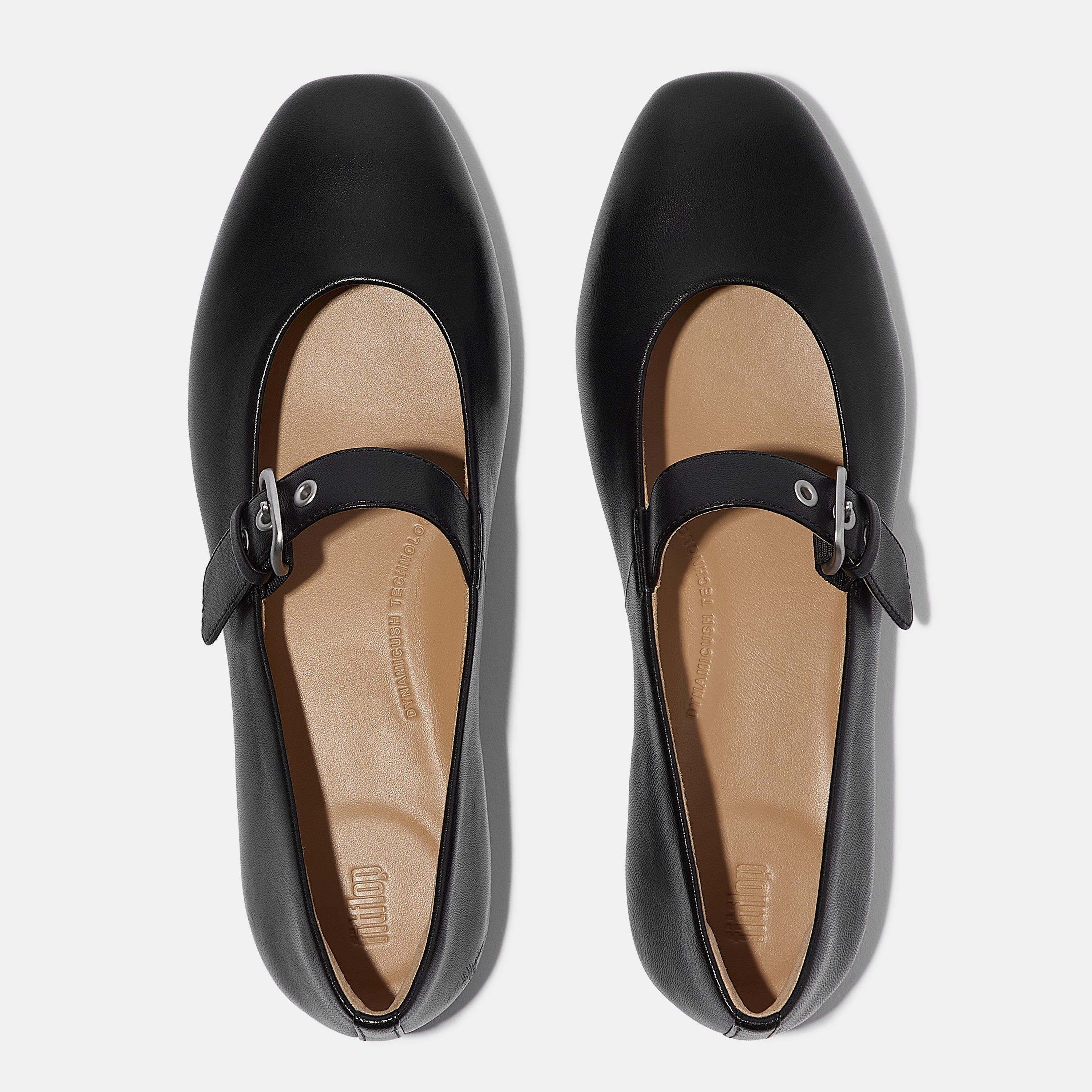 All Black - FitFlop - Women's Delicato Ballet Pump - 5