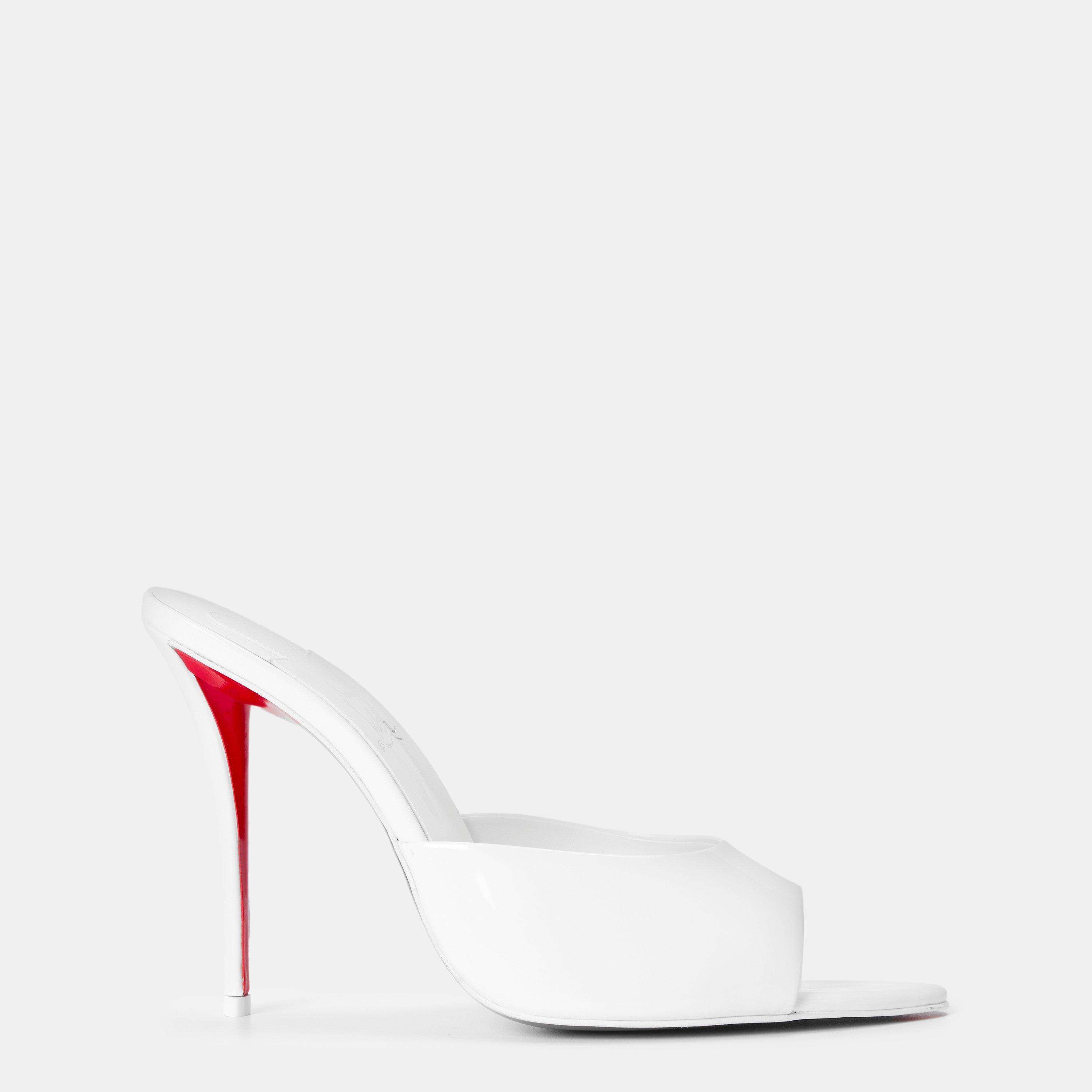 Bianco - Christian Louboutin - Women's Heeled Mules - 1