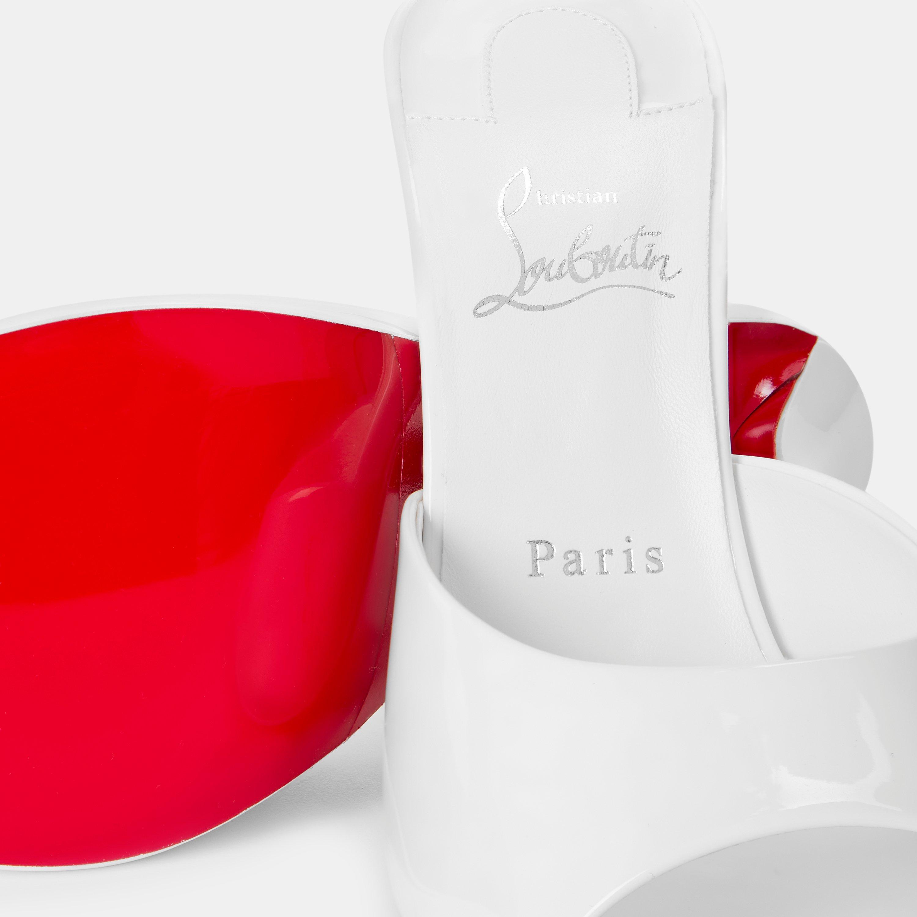 Bianco - Christian Louboutin - Women's Heeled Mules - 4