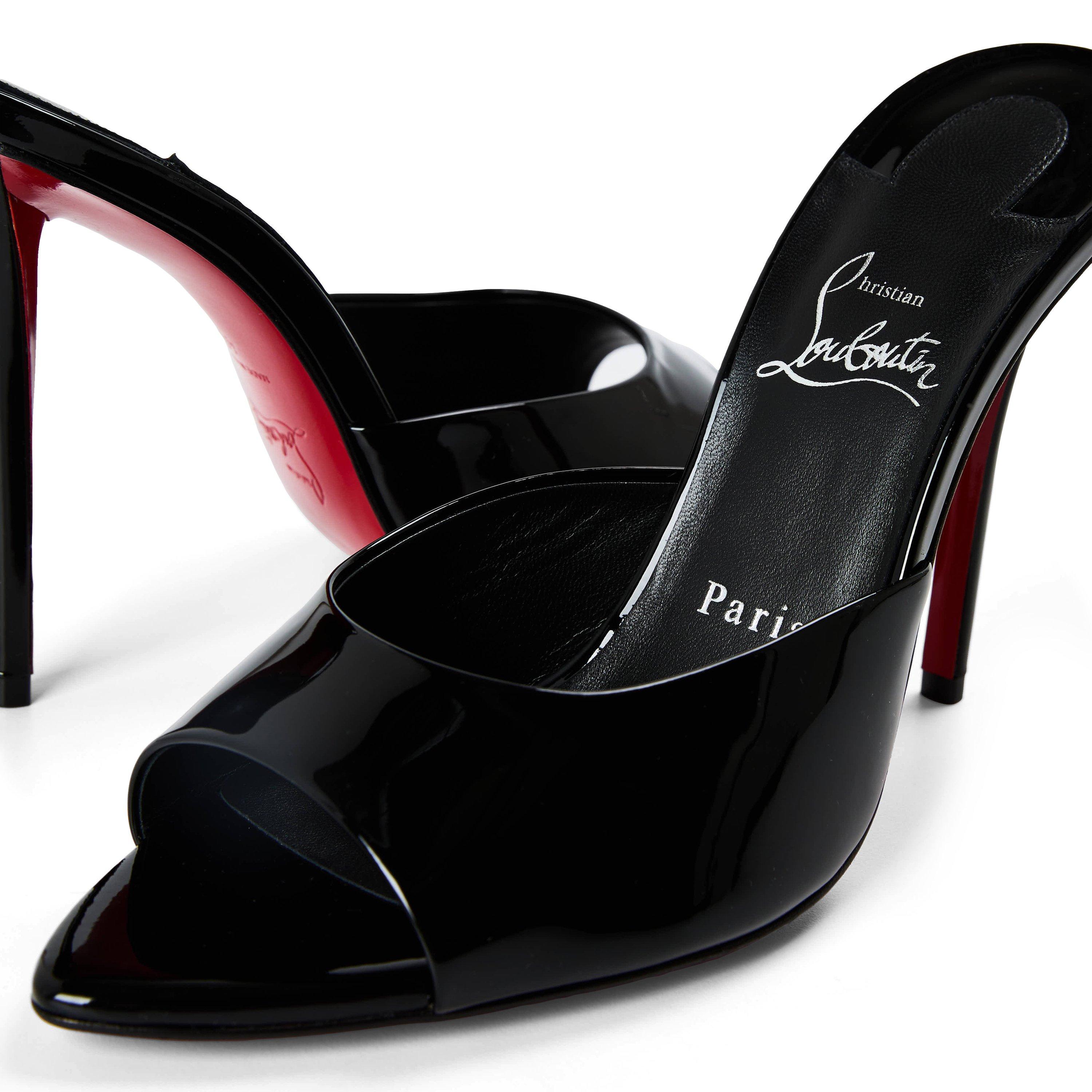 Black - Christian Louboutin - Women's Heeled Mules - 3