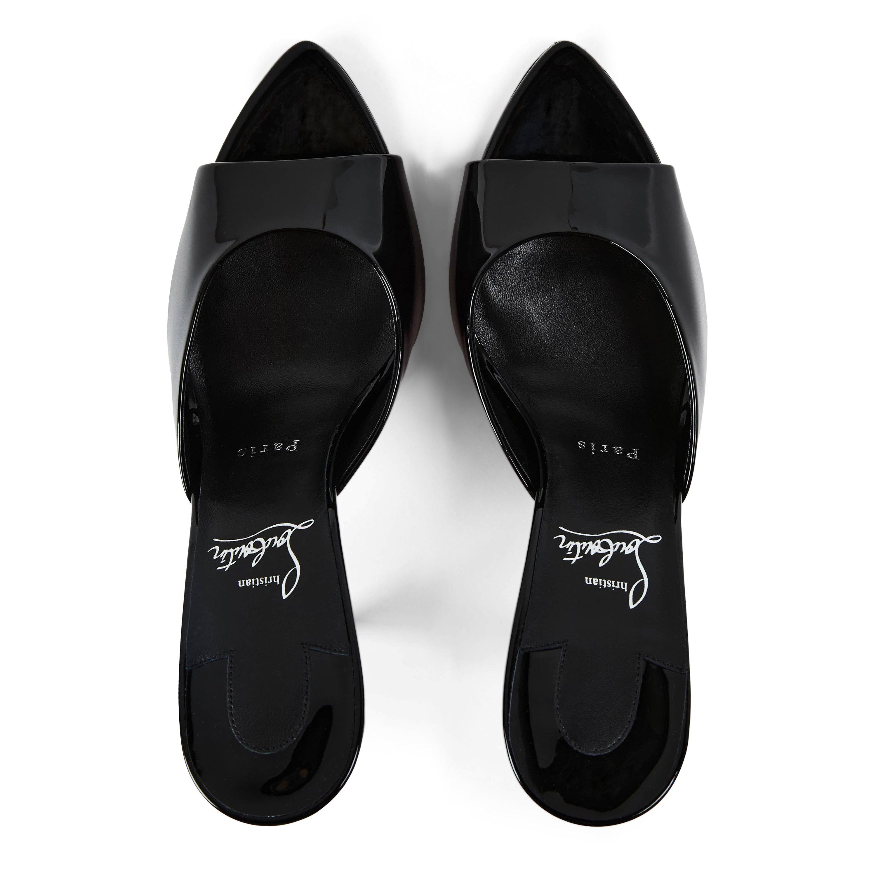Black - Christian Louboutin - Women's Heeled Mules - 4
