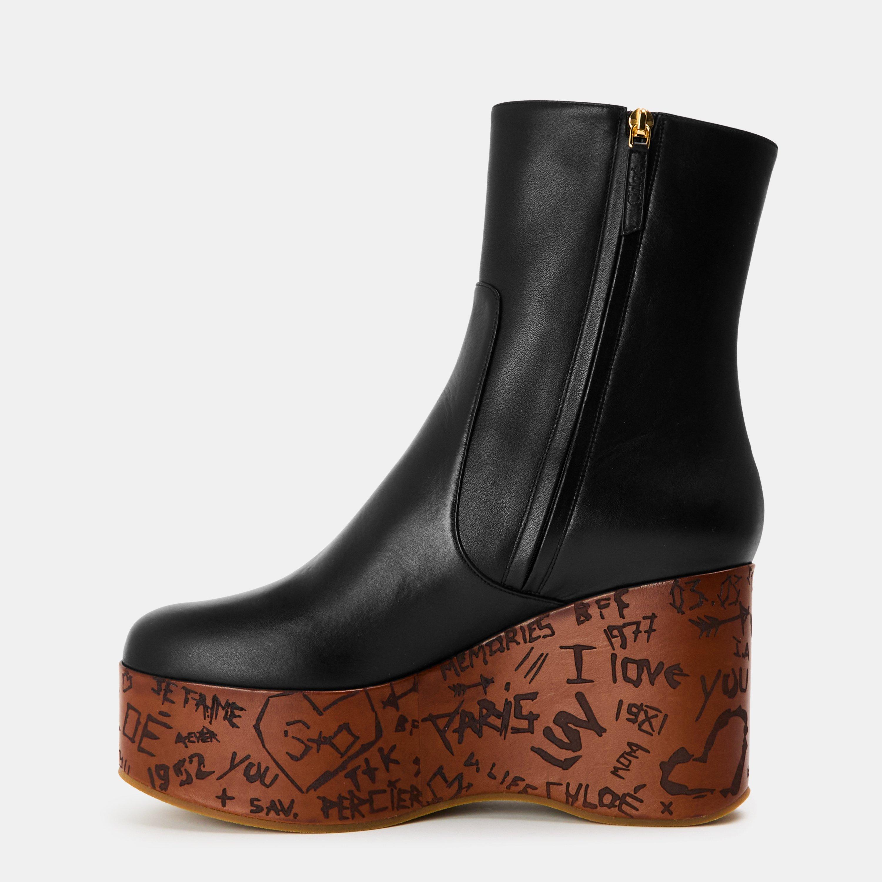 Black - Chloe - Womens Maxime Boots - 2