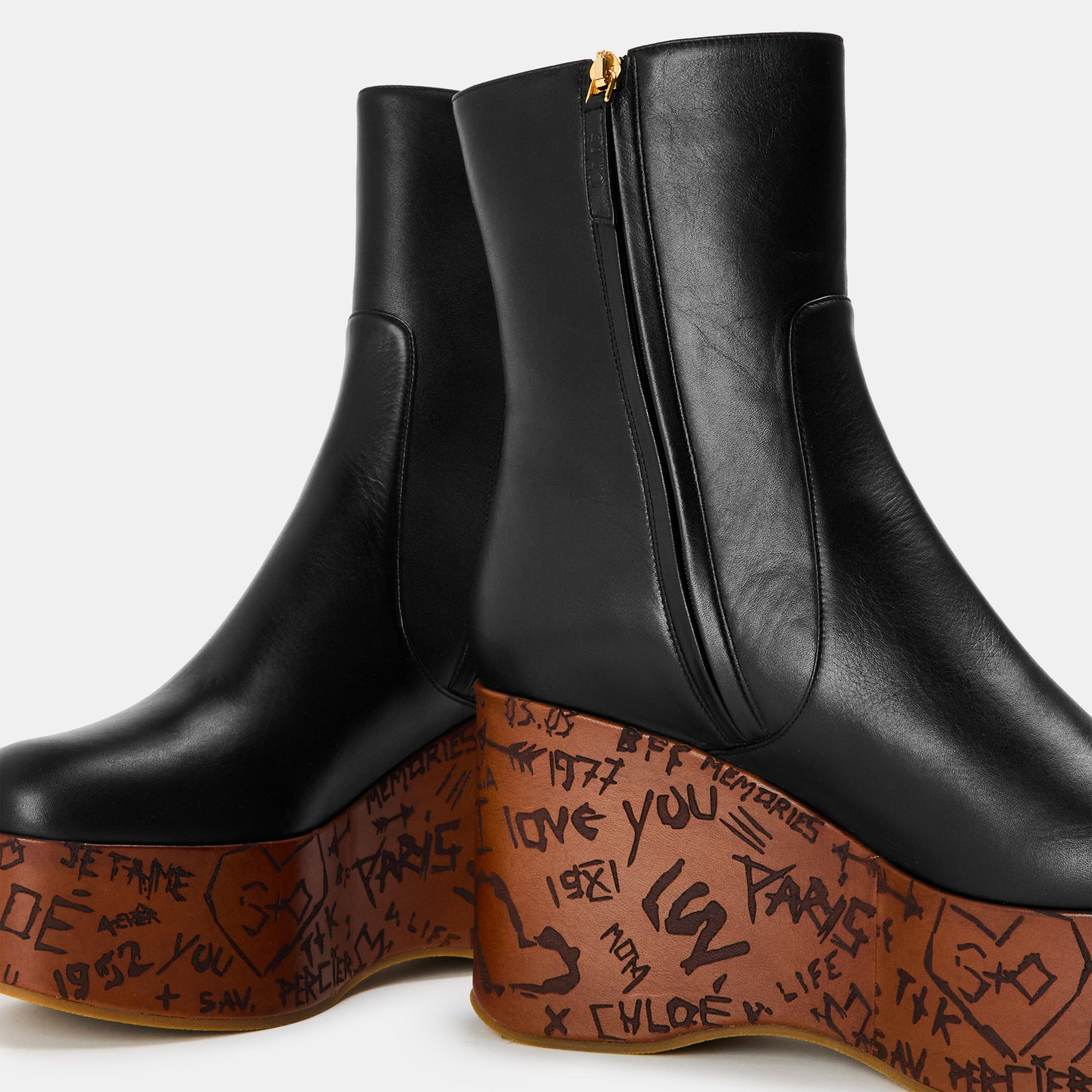 Black - Chloe - Womens Maxime Boots - 3