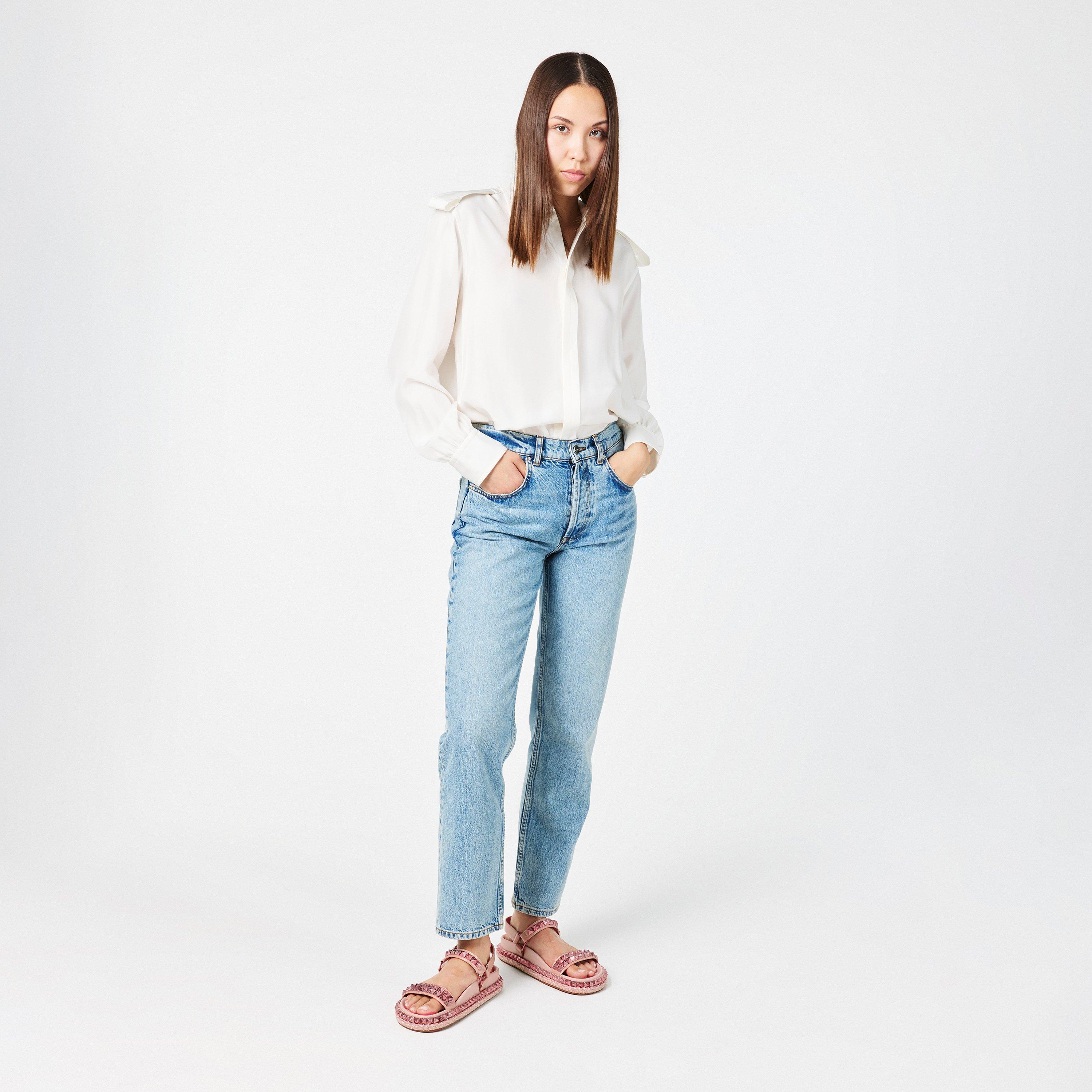 Leche - Christian Louboutin - Women's Red Sole Flatform Sandals - 6