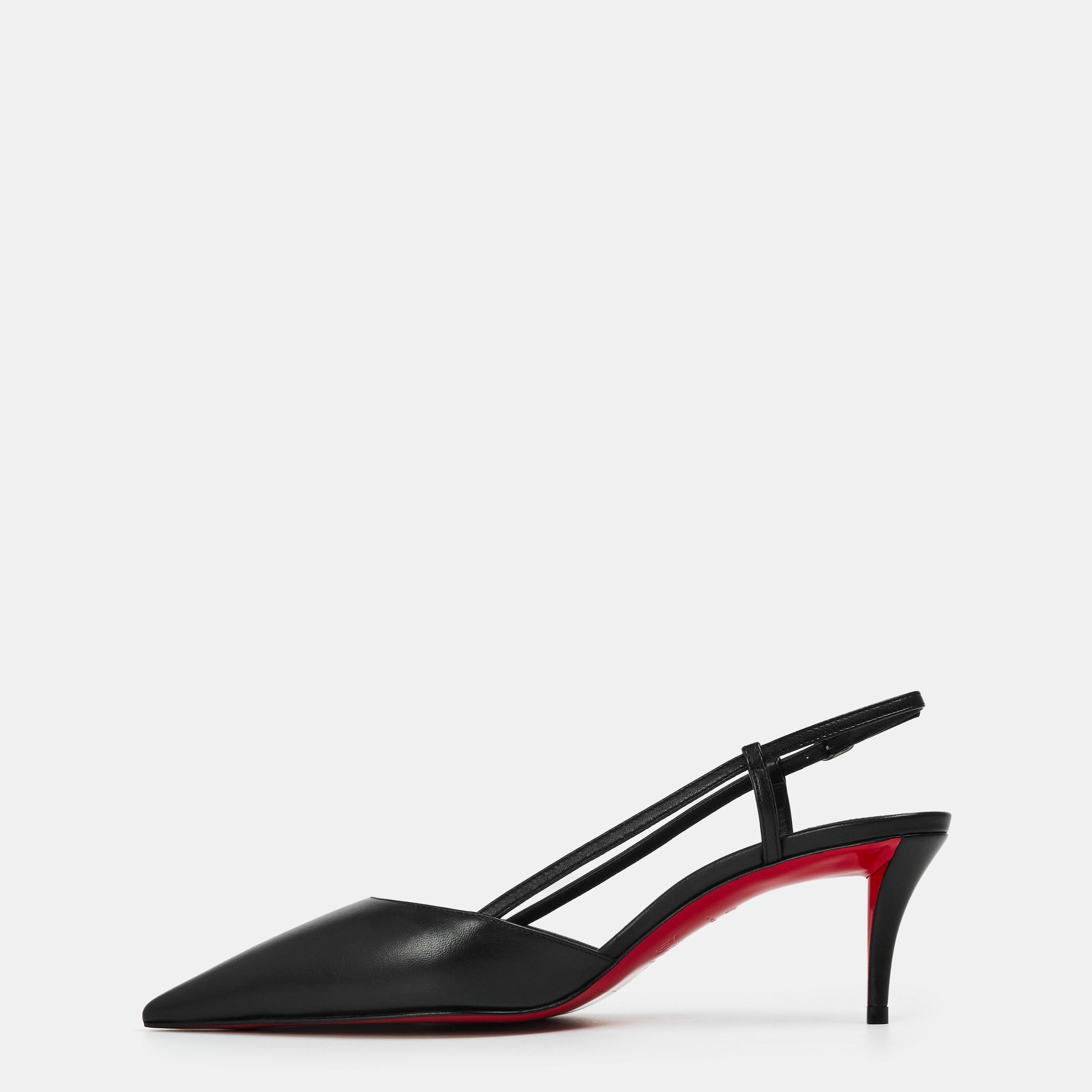 Black - Christian Louboutin - Miss Z Slingback 60mm Pumps - 2