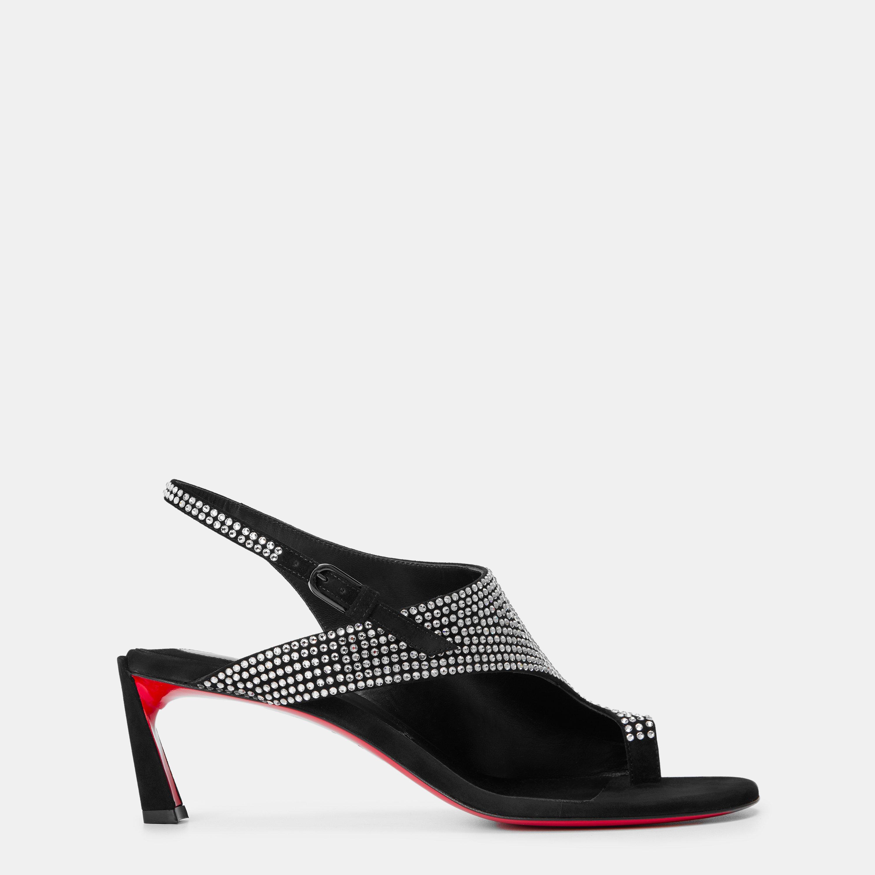 Black Cry - Christian Louboutin - Women's Heeled Sandals - 1