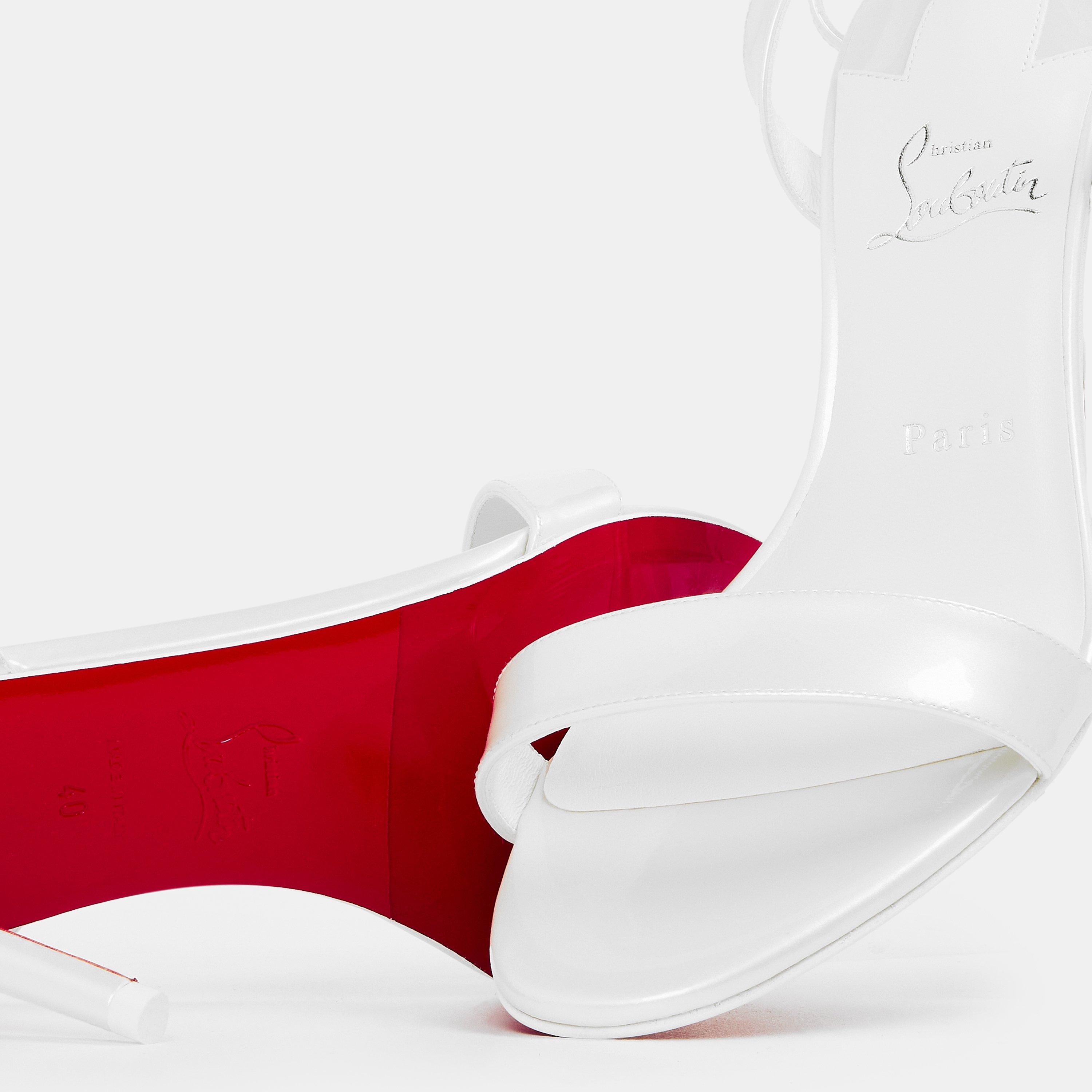 Bianco - Christian Louboutin - Women's Heeled Sandals - 4