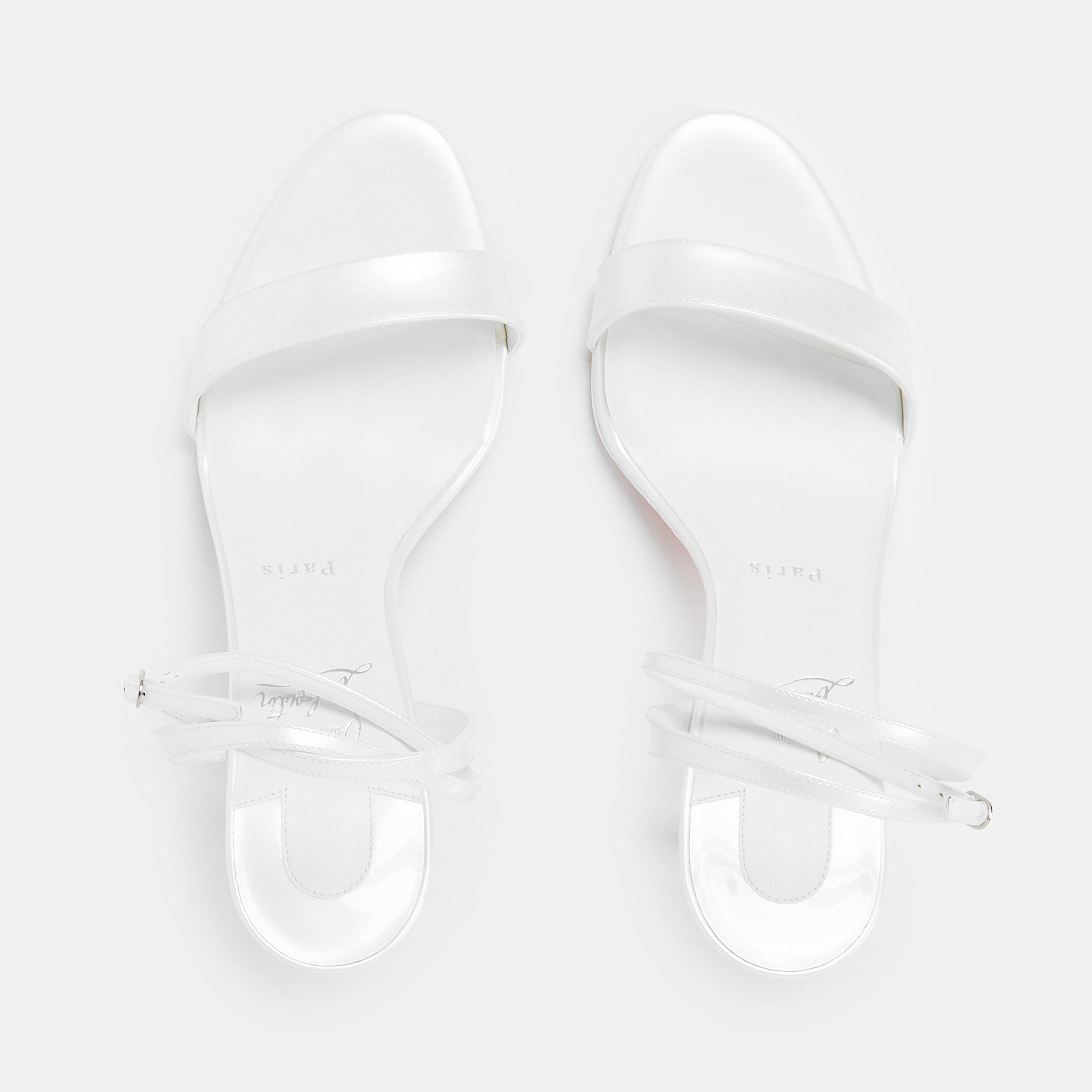 Bianco - Christian Louboutin - Women's Heeled Sandals - 5