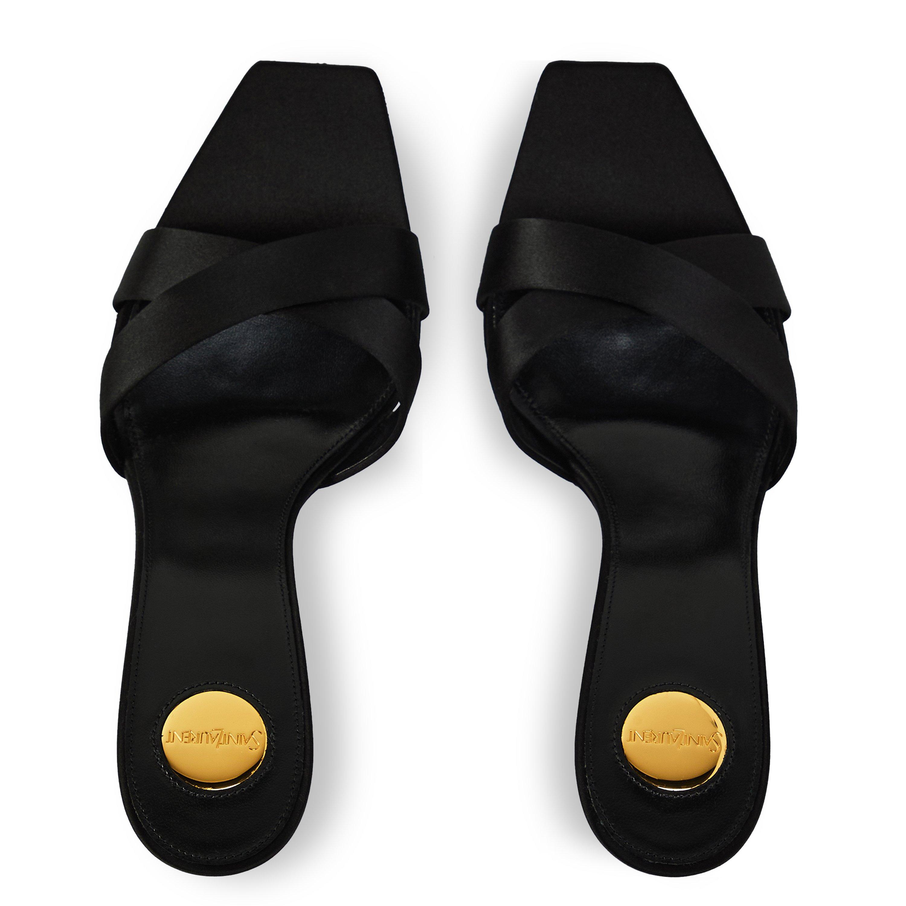 Black - Saint Laurent - Opyum Heeled Mules - 6