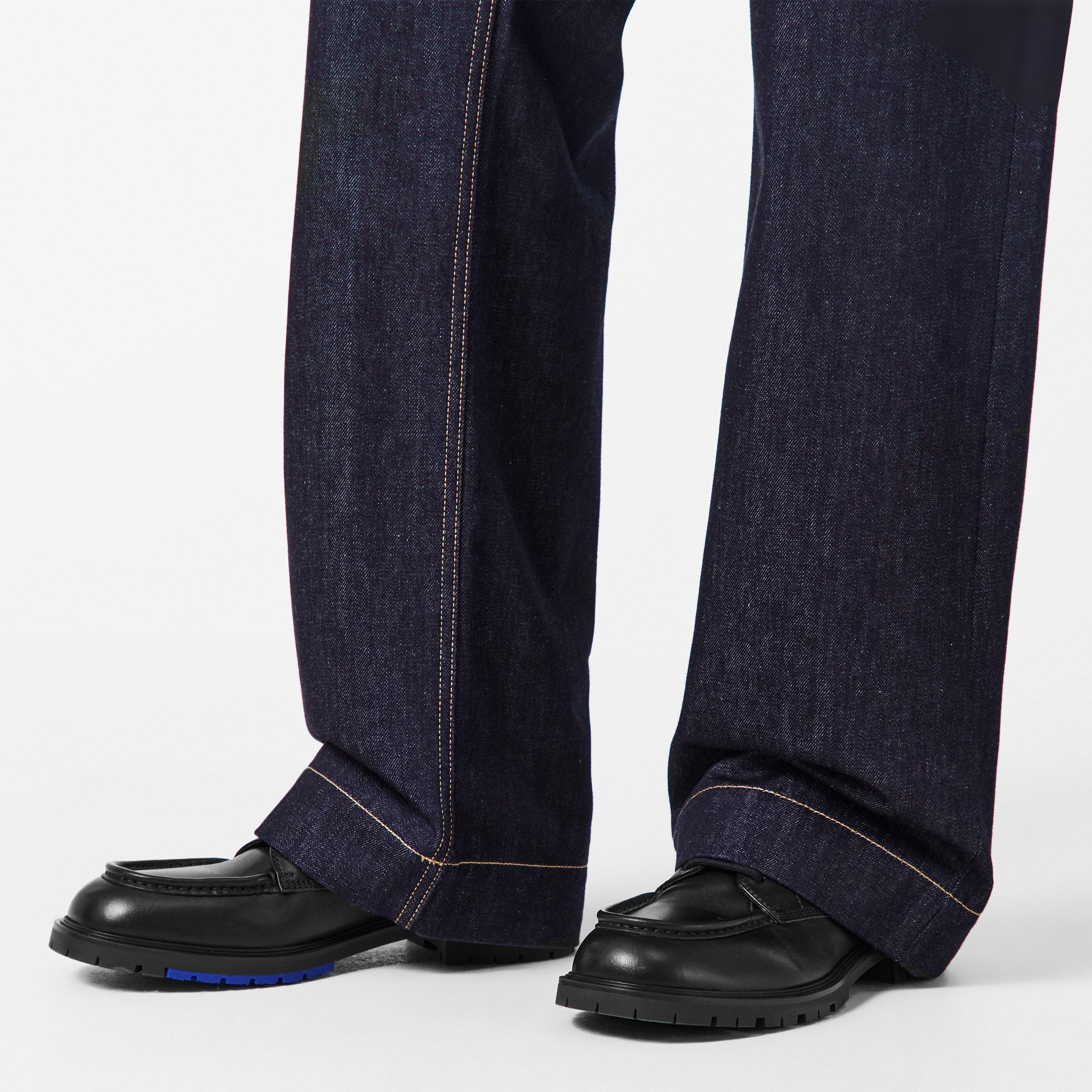 Black - Burberry - Men's Burb Rogue Flat Ankle Boots - 3