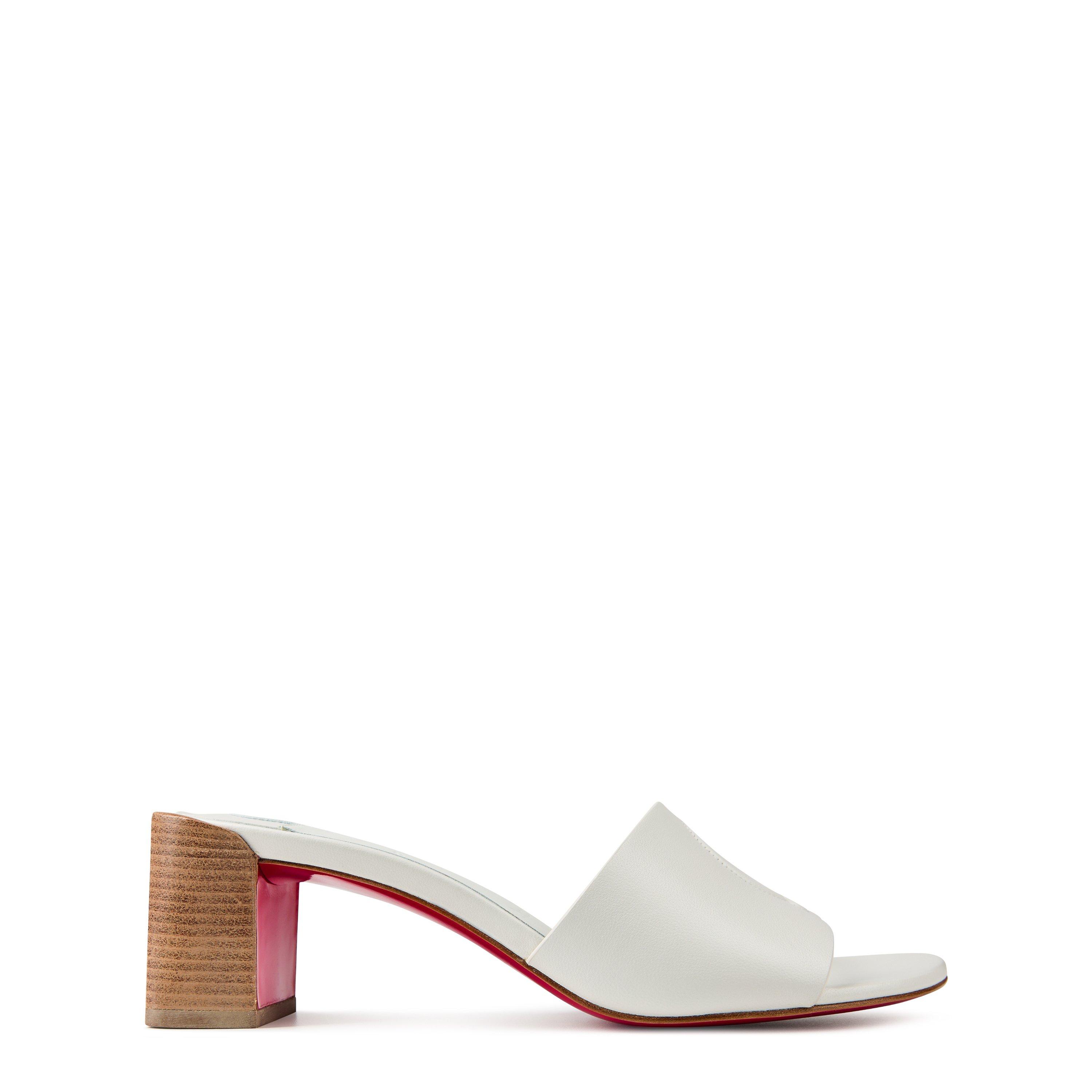 Bianco - Christian Louboutin - So CL Mule 55mm Mules - 1