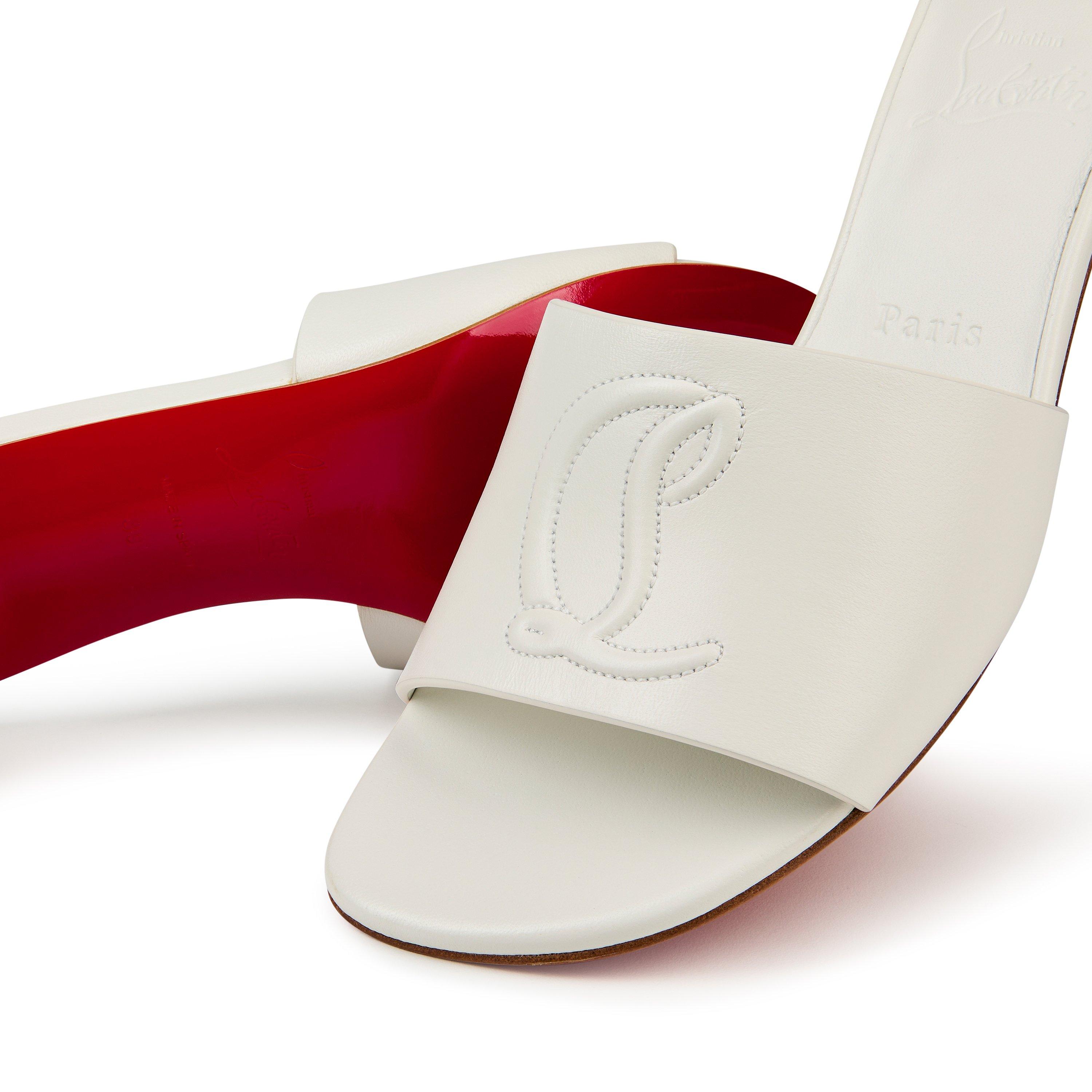 Bianco - Christian Louboutin - So CL Mule 55mm Mules - 4