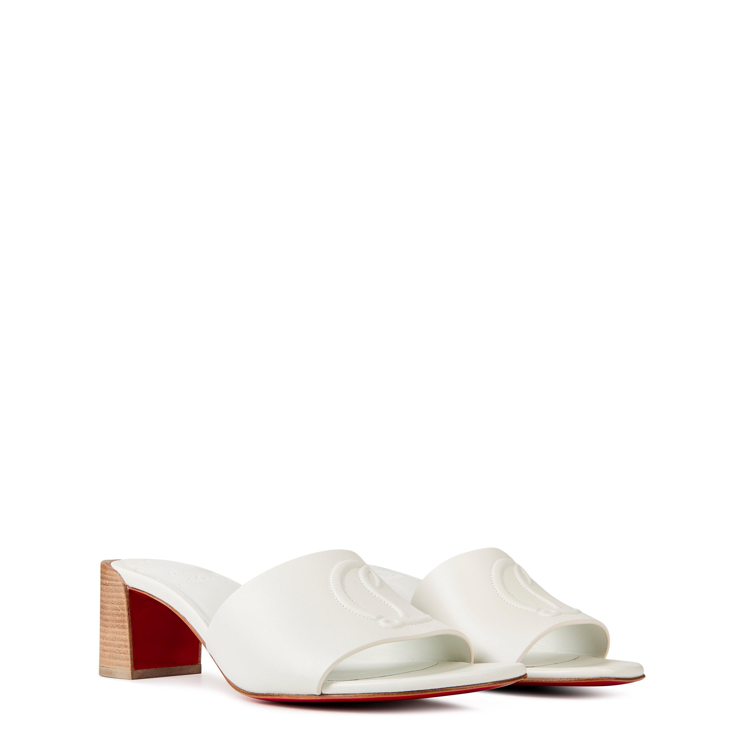 Bianco - Christian Louboutin - So CL Mule 55mm Mules - 6