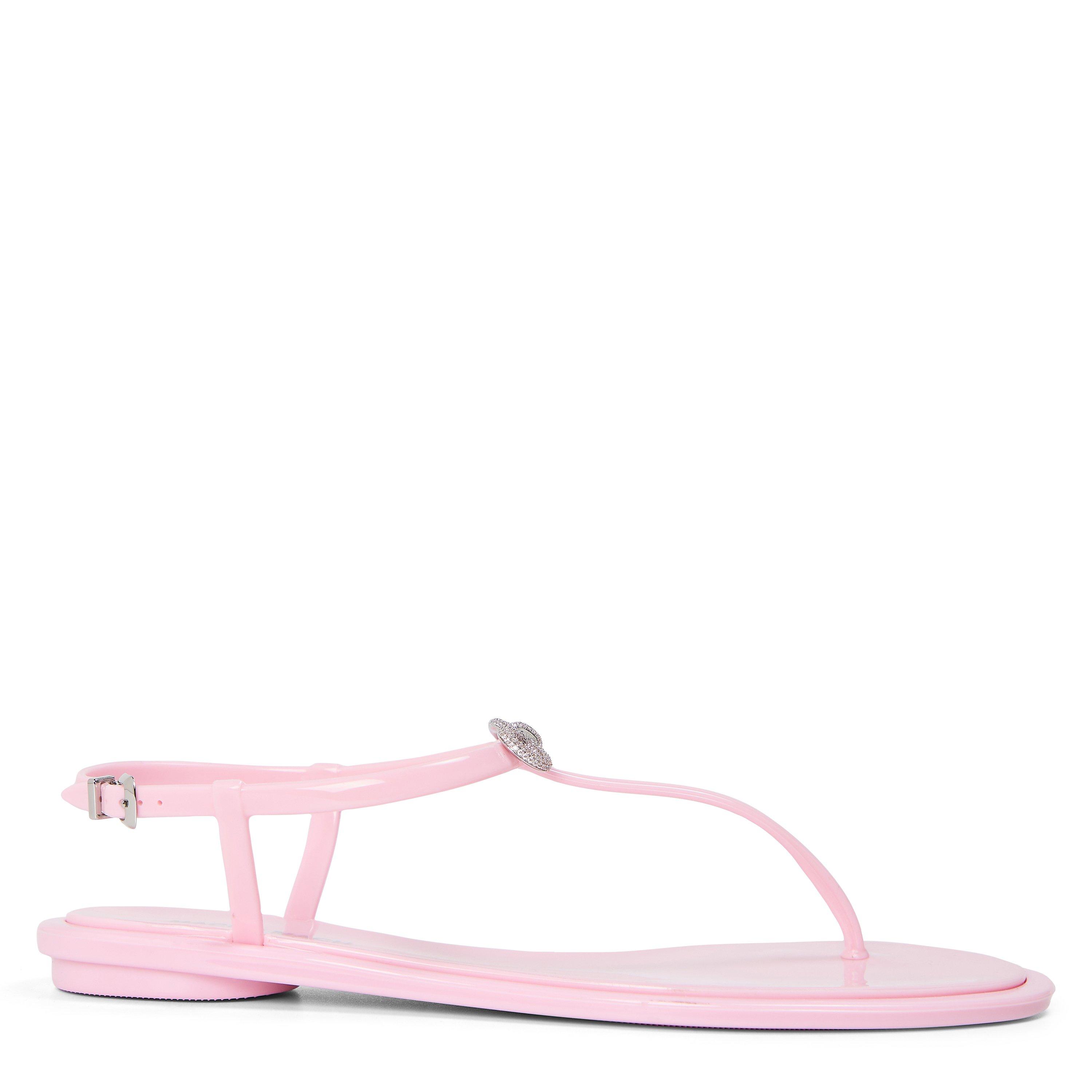 Mach and Mach Women's Flat Sandals - Nude - Size 5 (38)