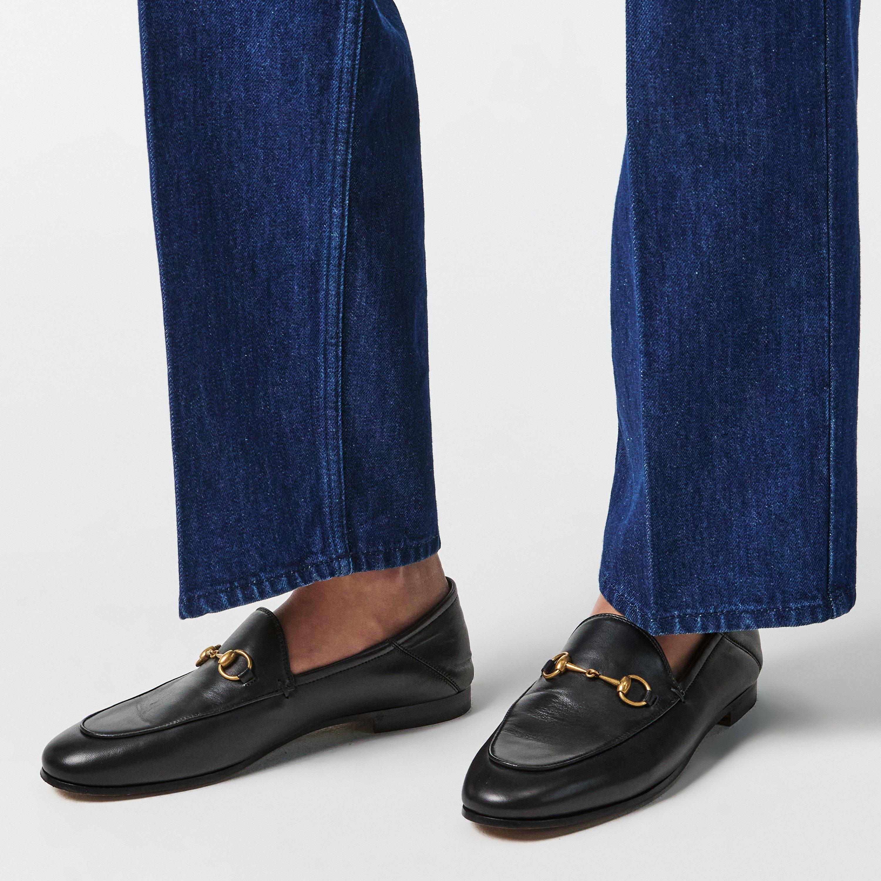 Gucci | Women's Brixton Horsebit Leather Loafers | Loafers