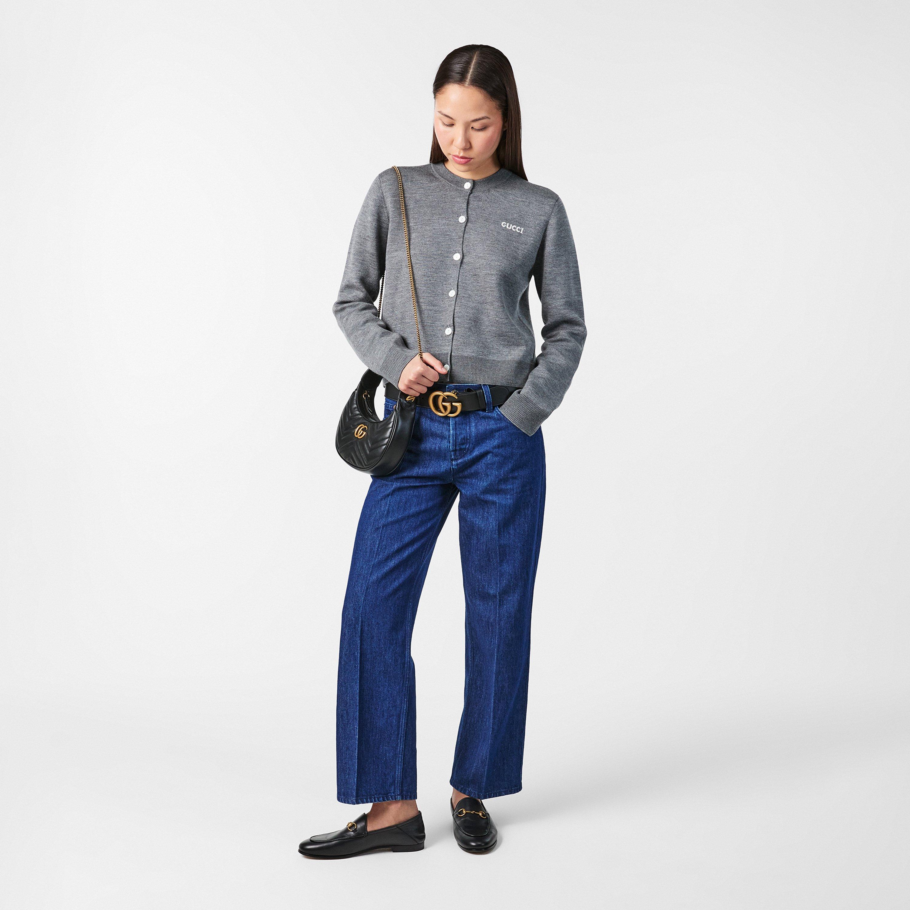 Black - Gucci - Women's Horsebit Leather Brixton Loafers - 7