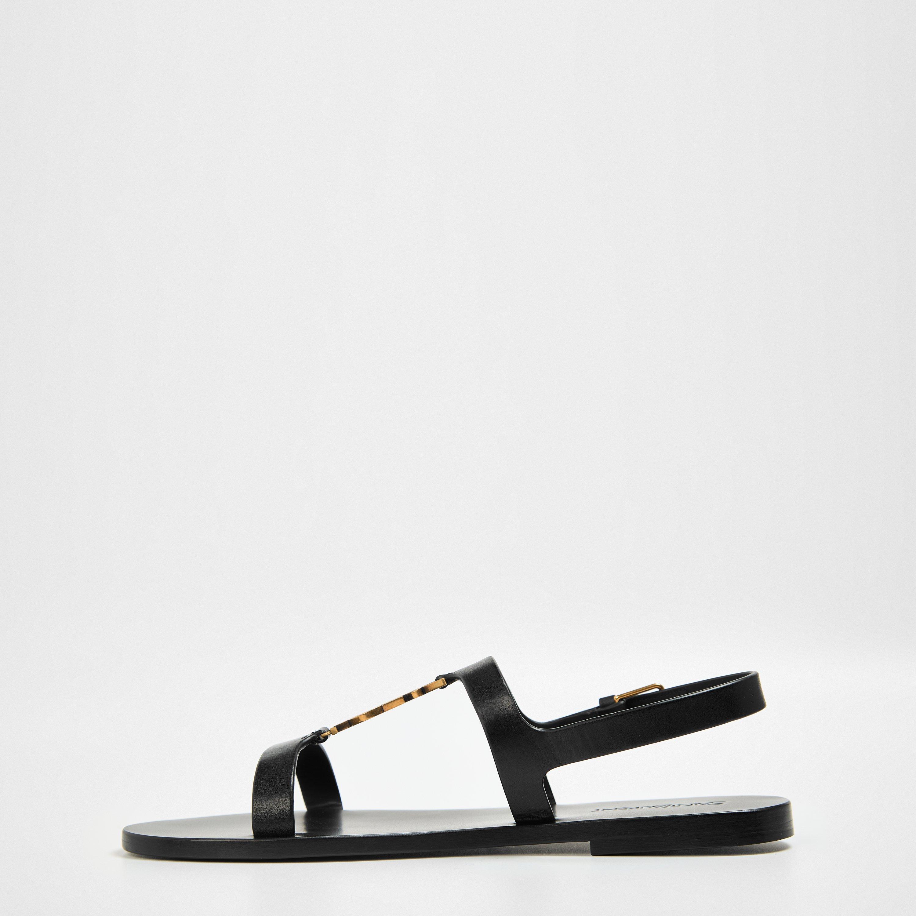 Nero - Saint Laurent - Cassandra Sandals - 2