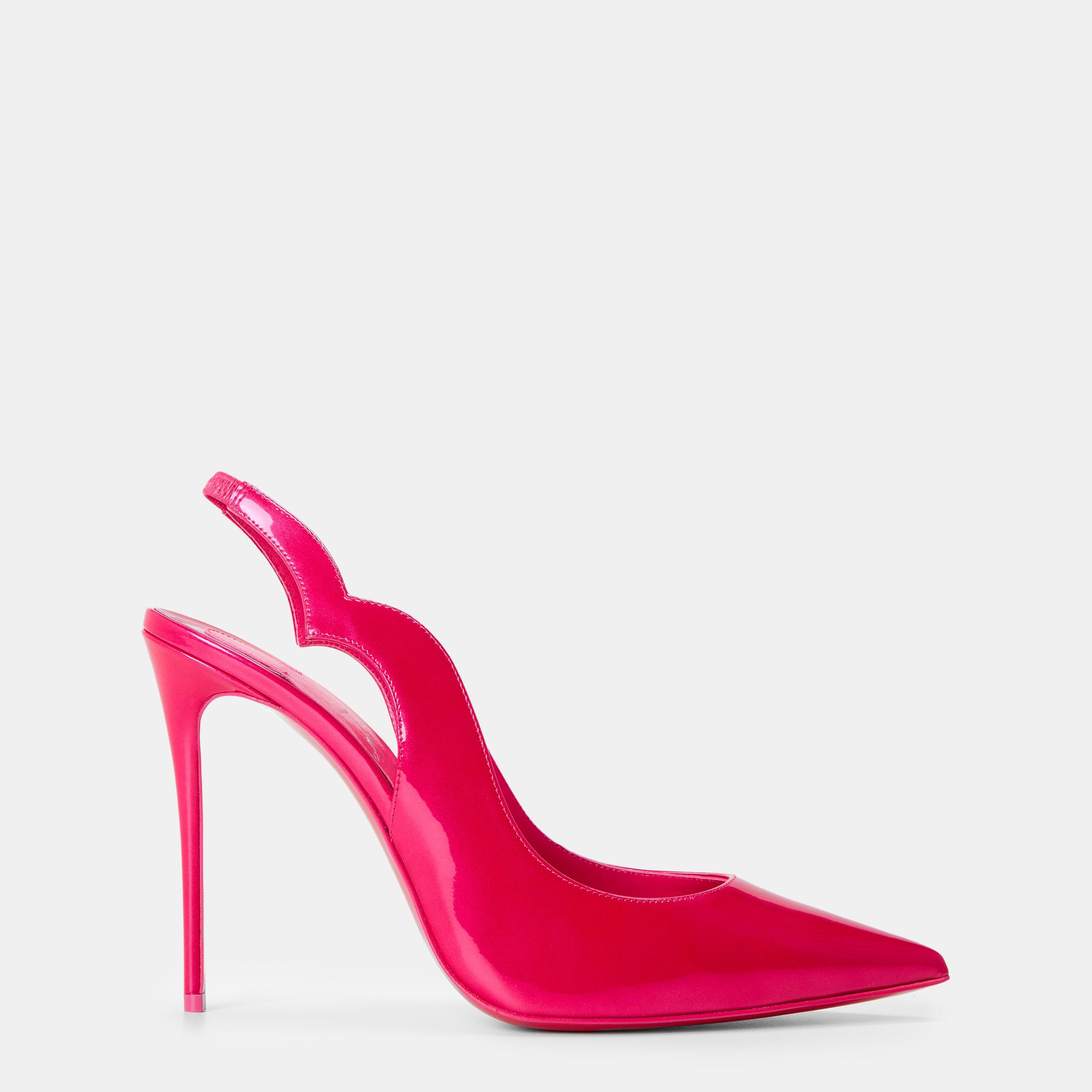 Pinup - Christian Louboutin - Women's Red Lacquered Sole Slingbacks - 1