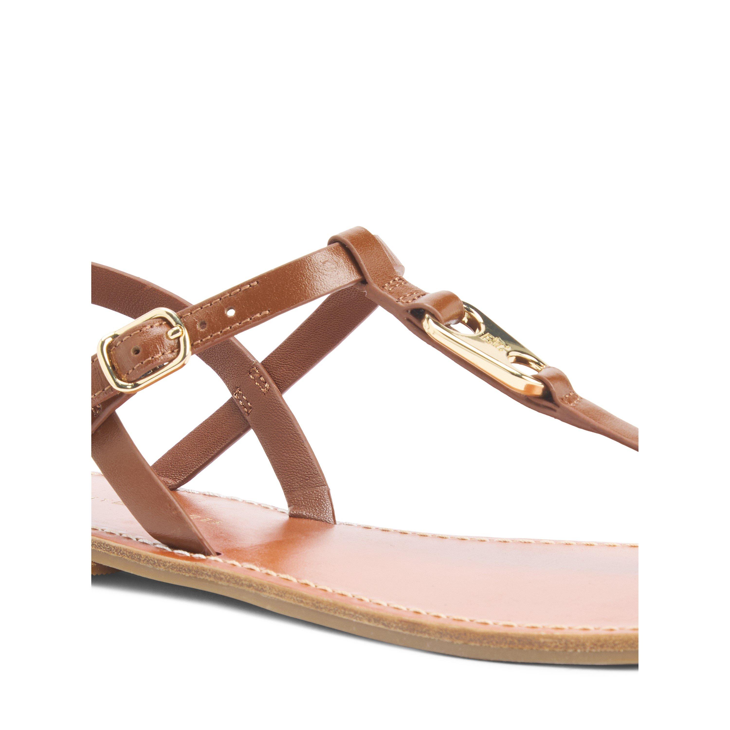 Warm Bronze - Tommy Hilfiger - Women's Flat Sandals - 5