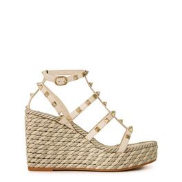 Valentino Garavani Rockstud Wedge Sandal