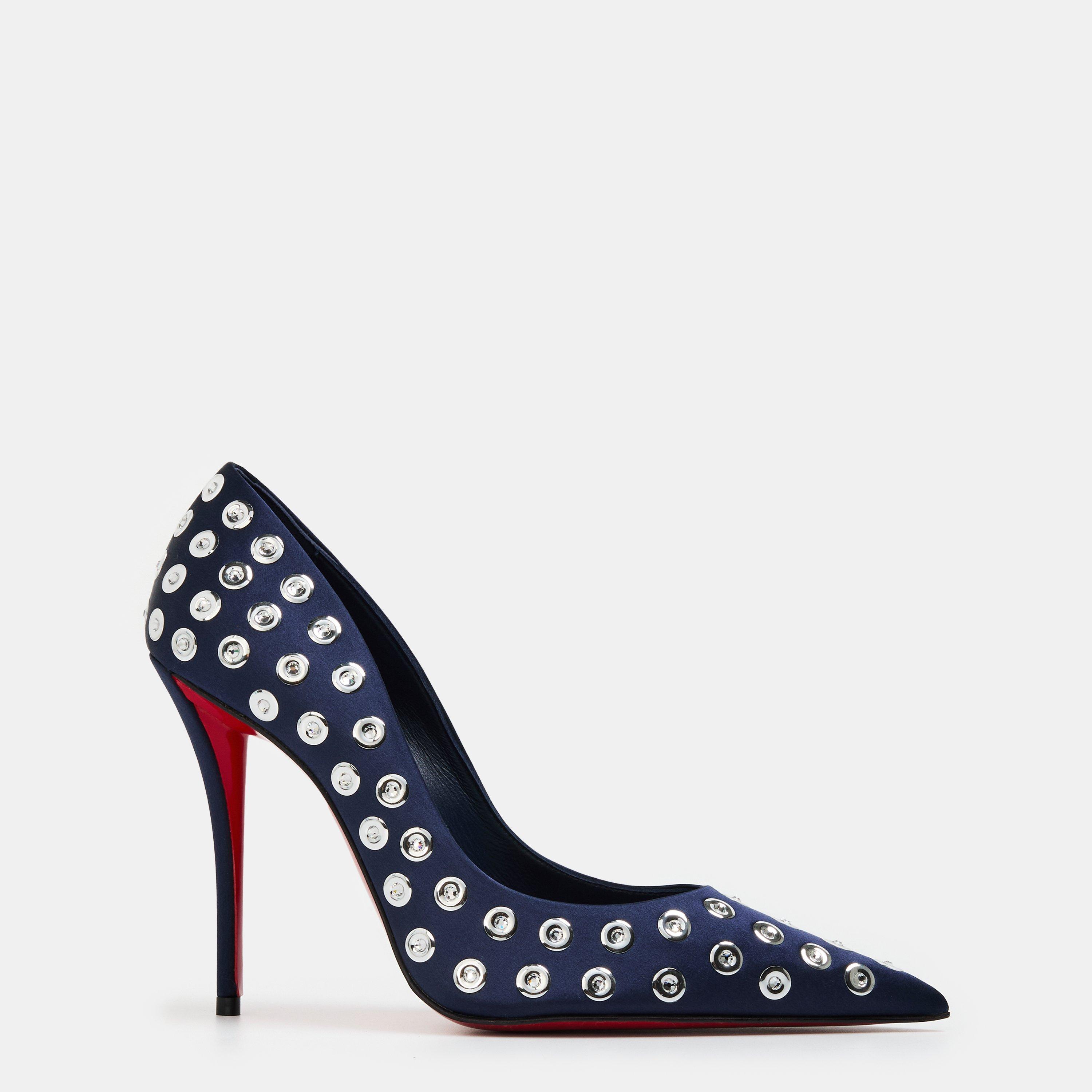 Zaffiro SV Cry - Christian Louboutin - Miss Z Boum Boum Mirror 100mm Pumps - 1