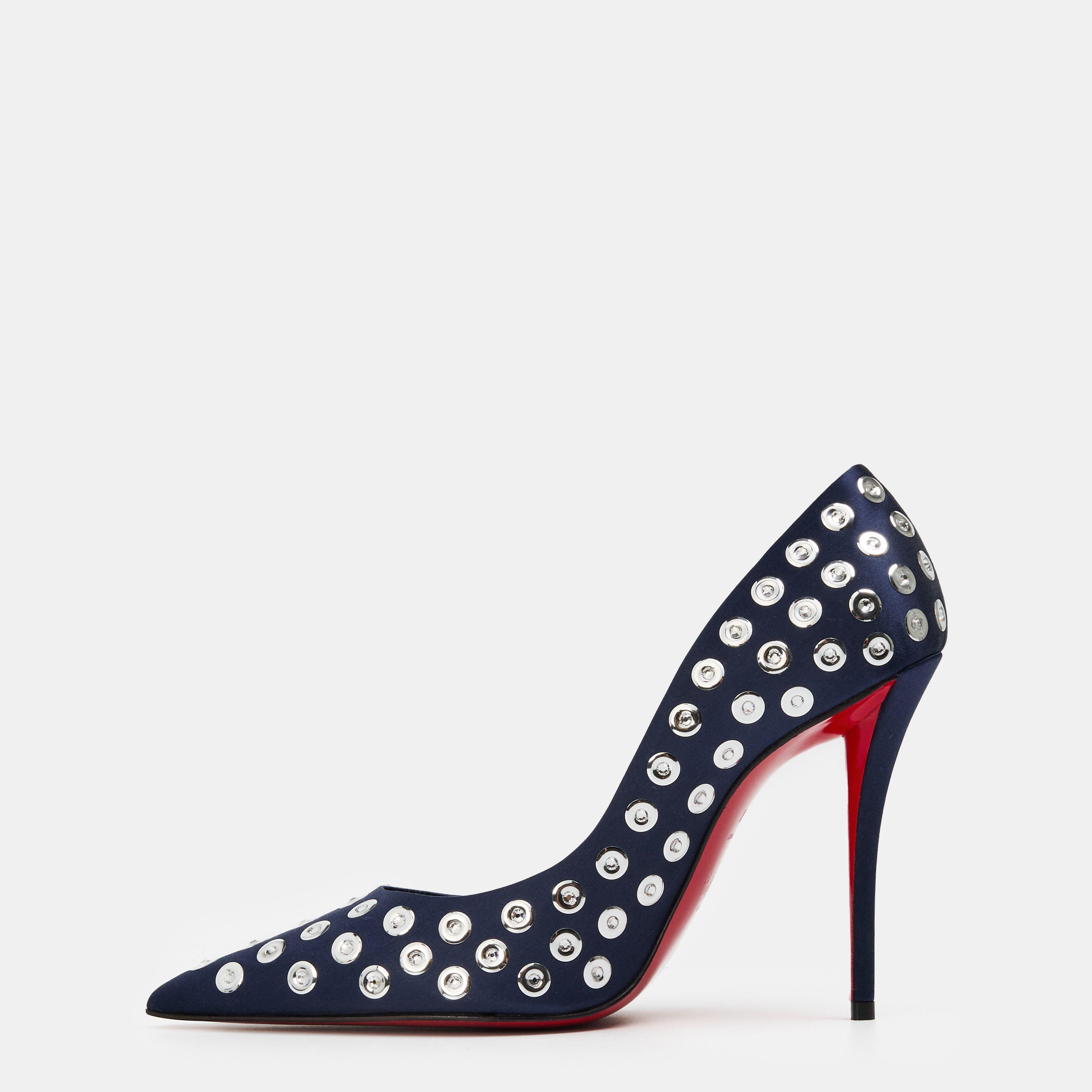 Zaffiro SV Cry - Christian Louboutin - Miss Z Boum Boum Mirror 100mm Pumps - 2