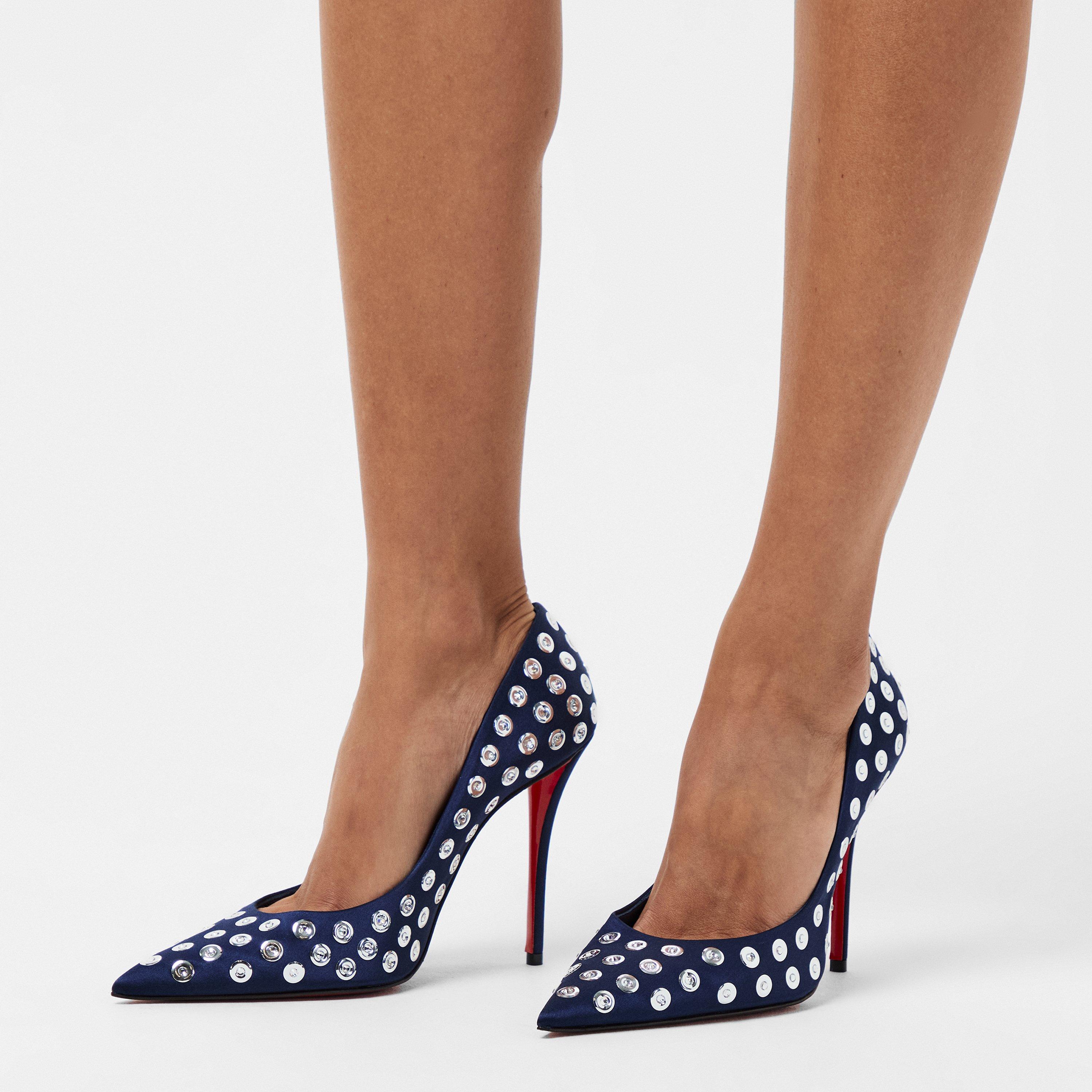 Zaffiro SV Cry - Christian Louboutin - Miss Z Boum Boum Mirror 100mm Pumps - 3