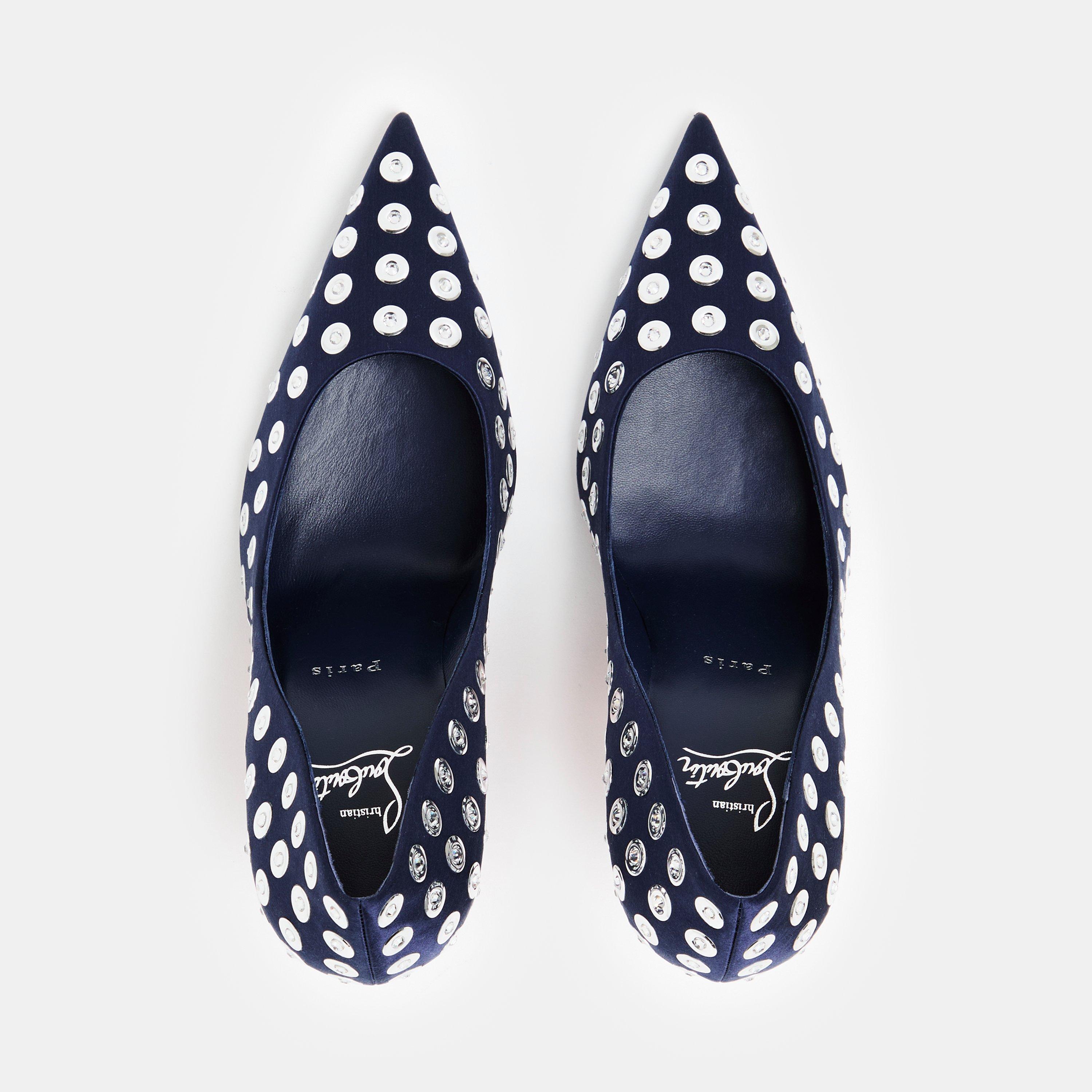 Zaffiro SV Cry - Christian Louboutin - Miss Z Boum Boum Mirror 100mm Pumps - 4