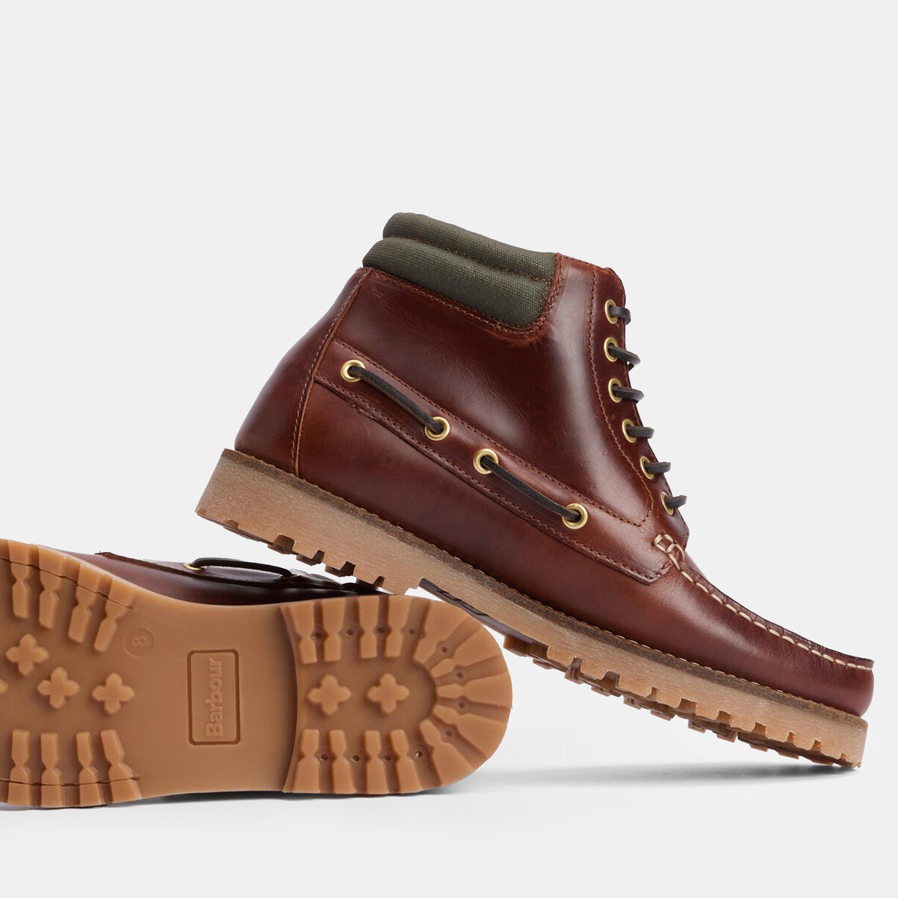 Mahogany BR71 - Barbour - Men's B.Li Tiler Moc Flat Ankle Boot - 3