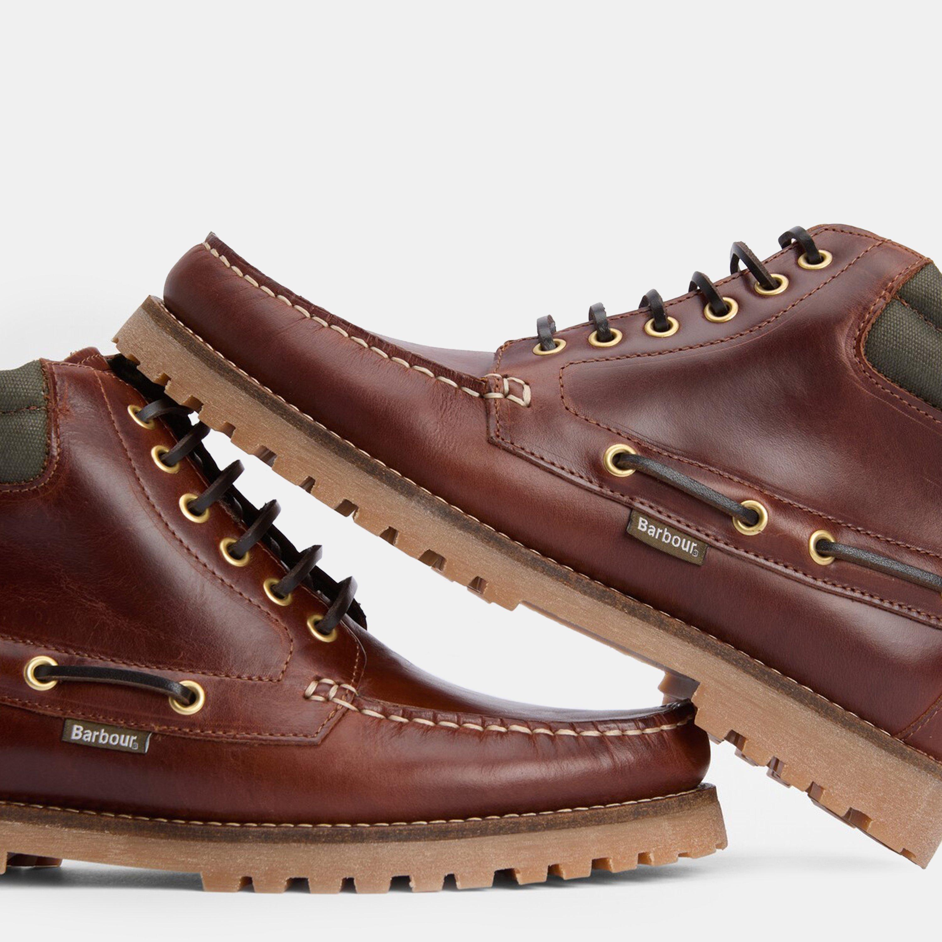 Mahogany BR71 - Barbour - Men's B.Li Tiler Moc Flat Ankle Boot - 5