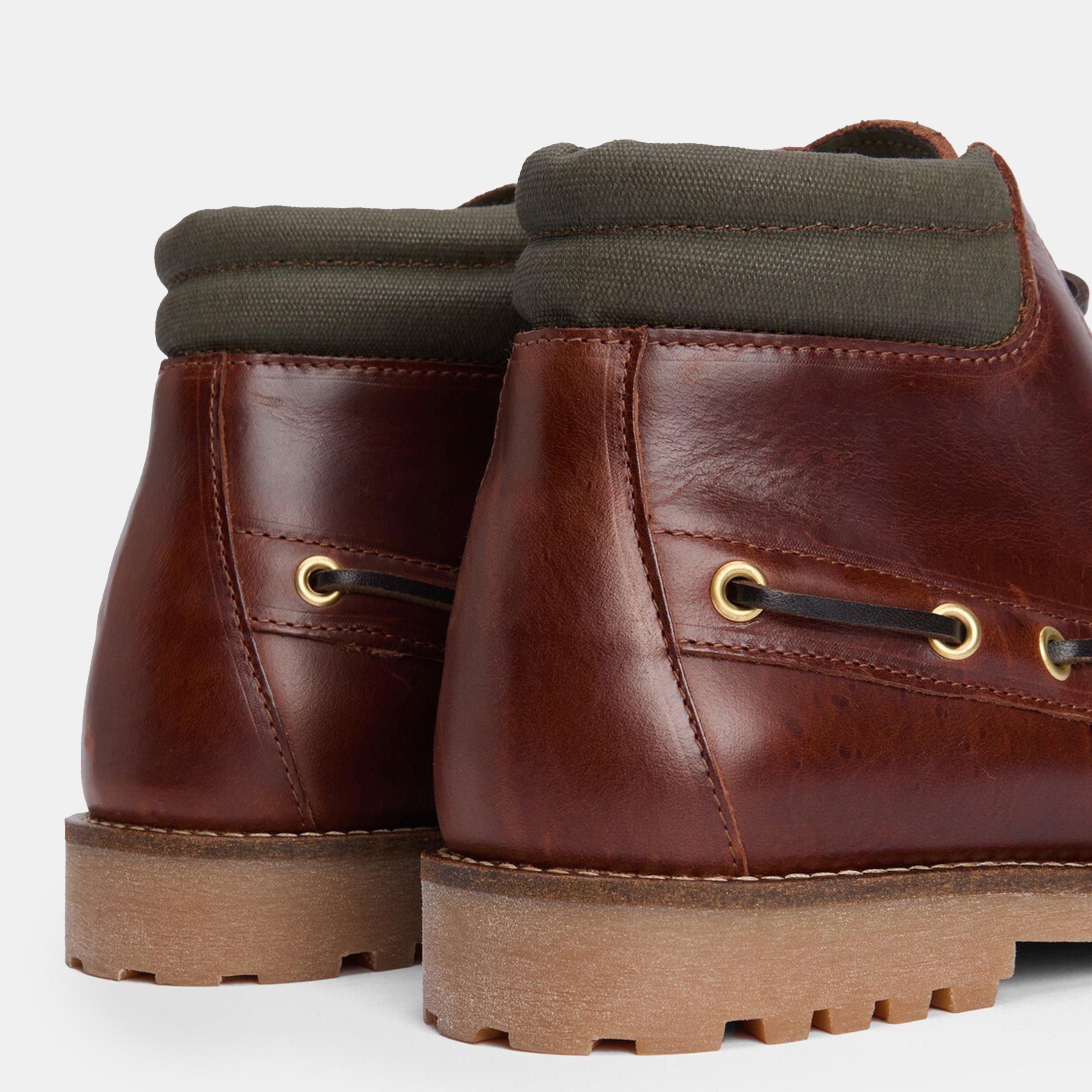 Mahogany BR71 - Barbour - Men's B.Li Tiler Moc Flat Ankle Boot - 7