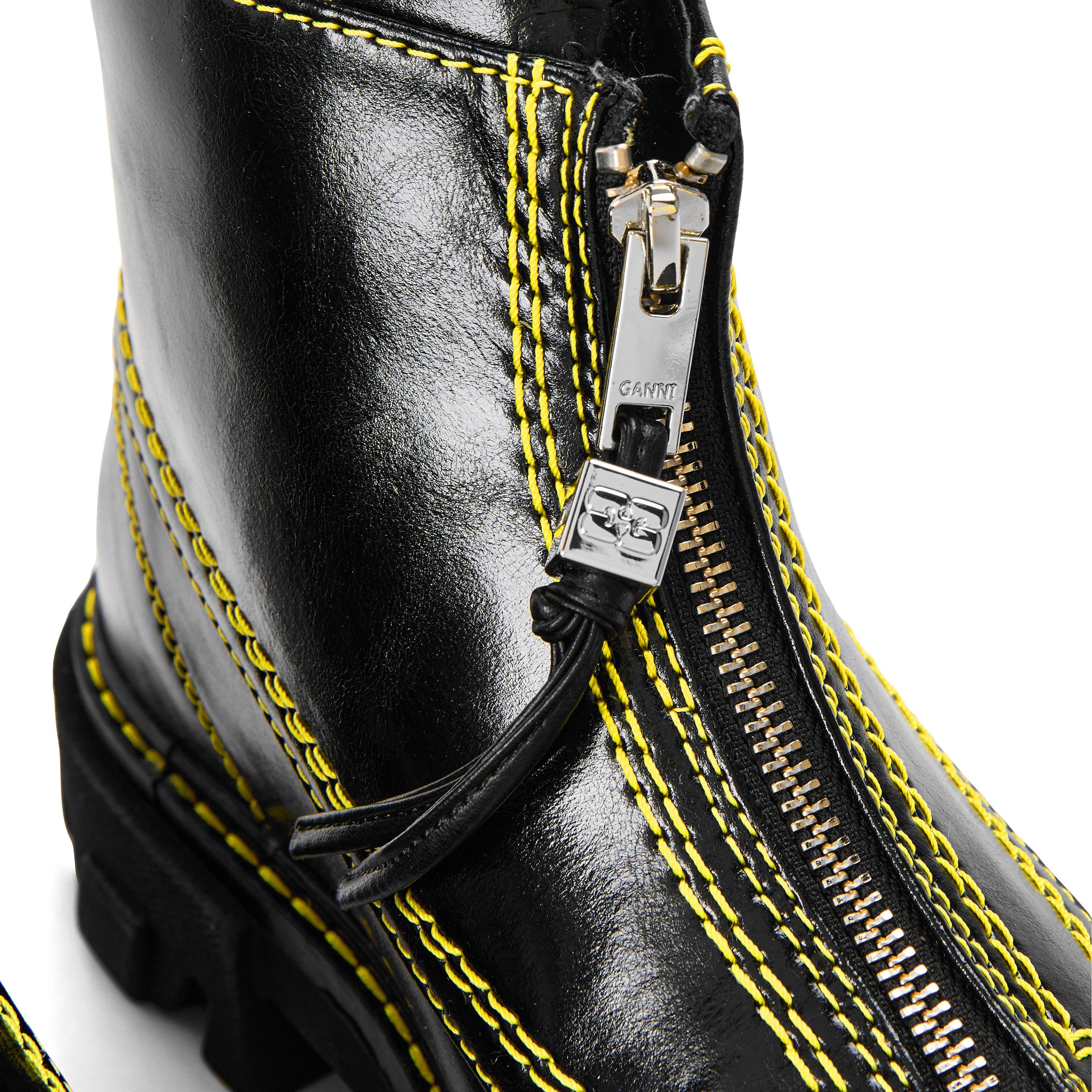 Black - Ganni - Ganni Zp Boot Ld71 - 3