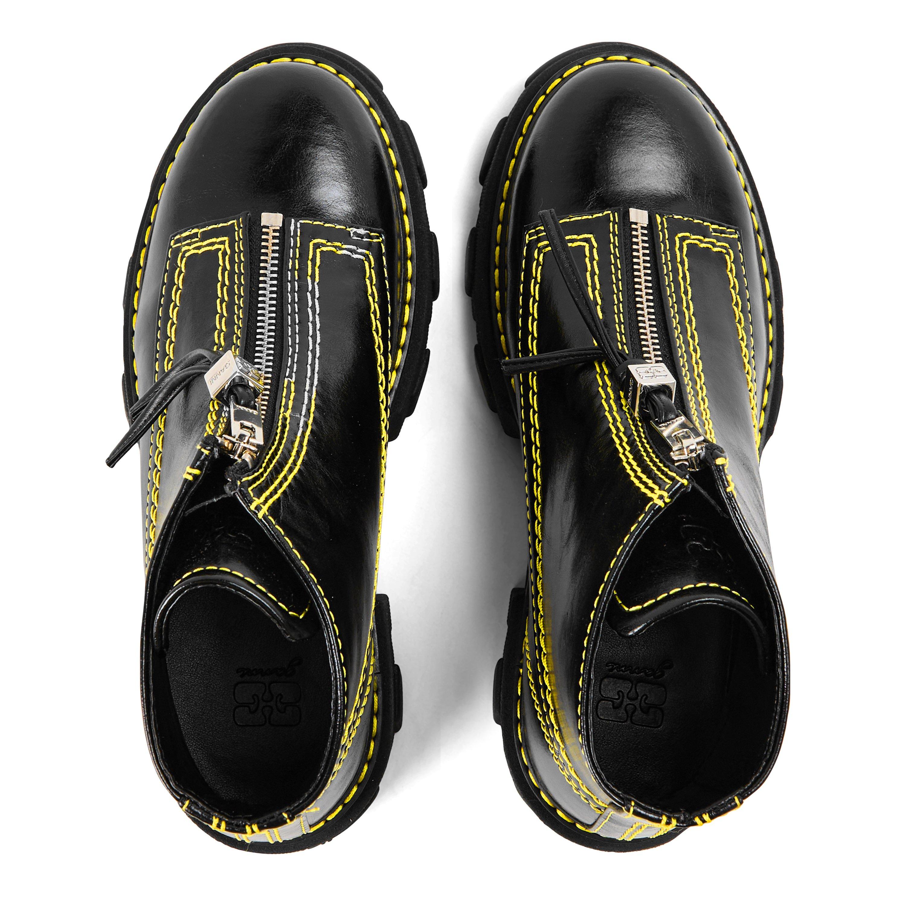 Black - Ganni - Ganni Zp Boot Ld71 - 4