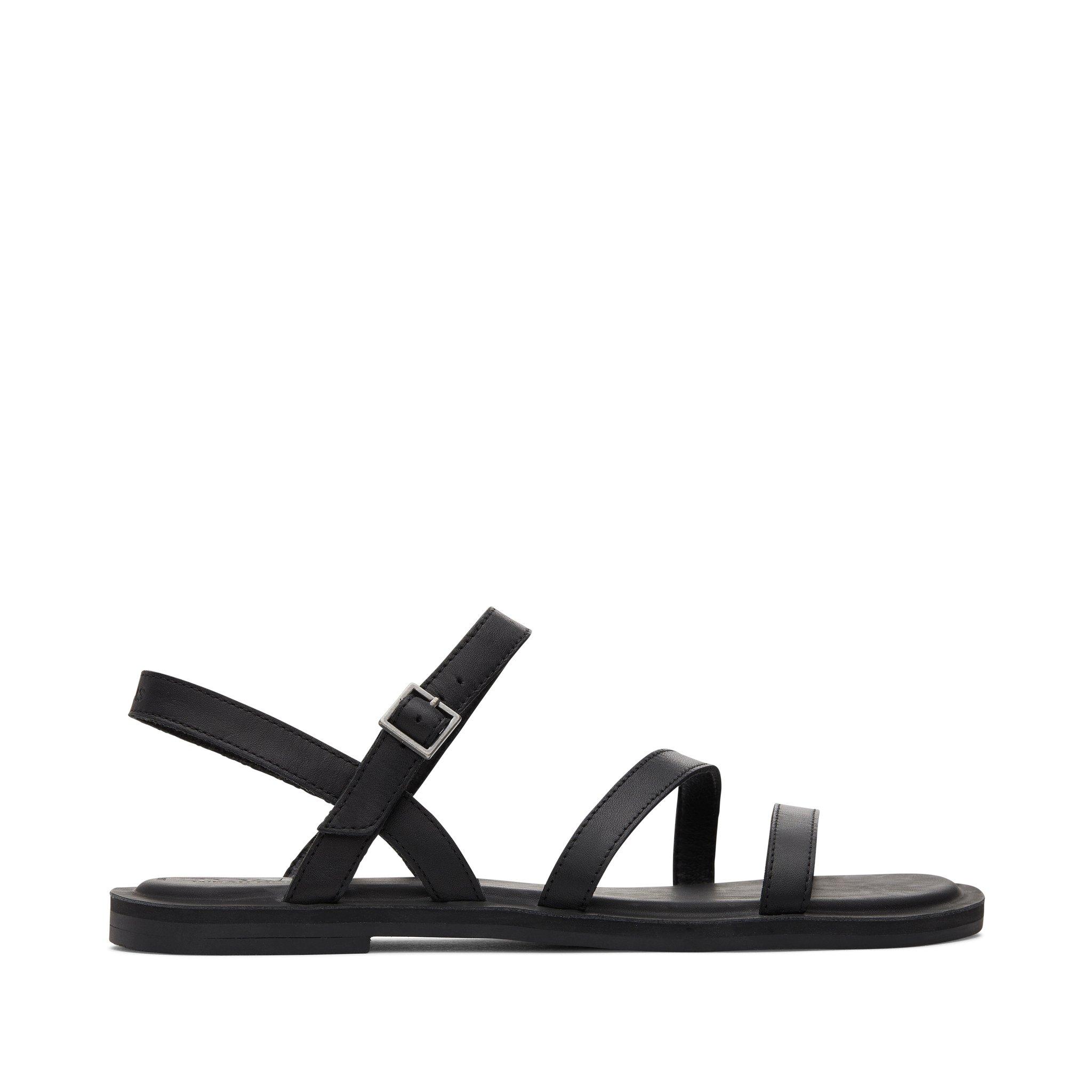 Toms Women's Flat Sandals - Black - 6.5 (39)