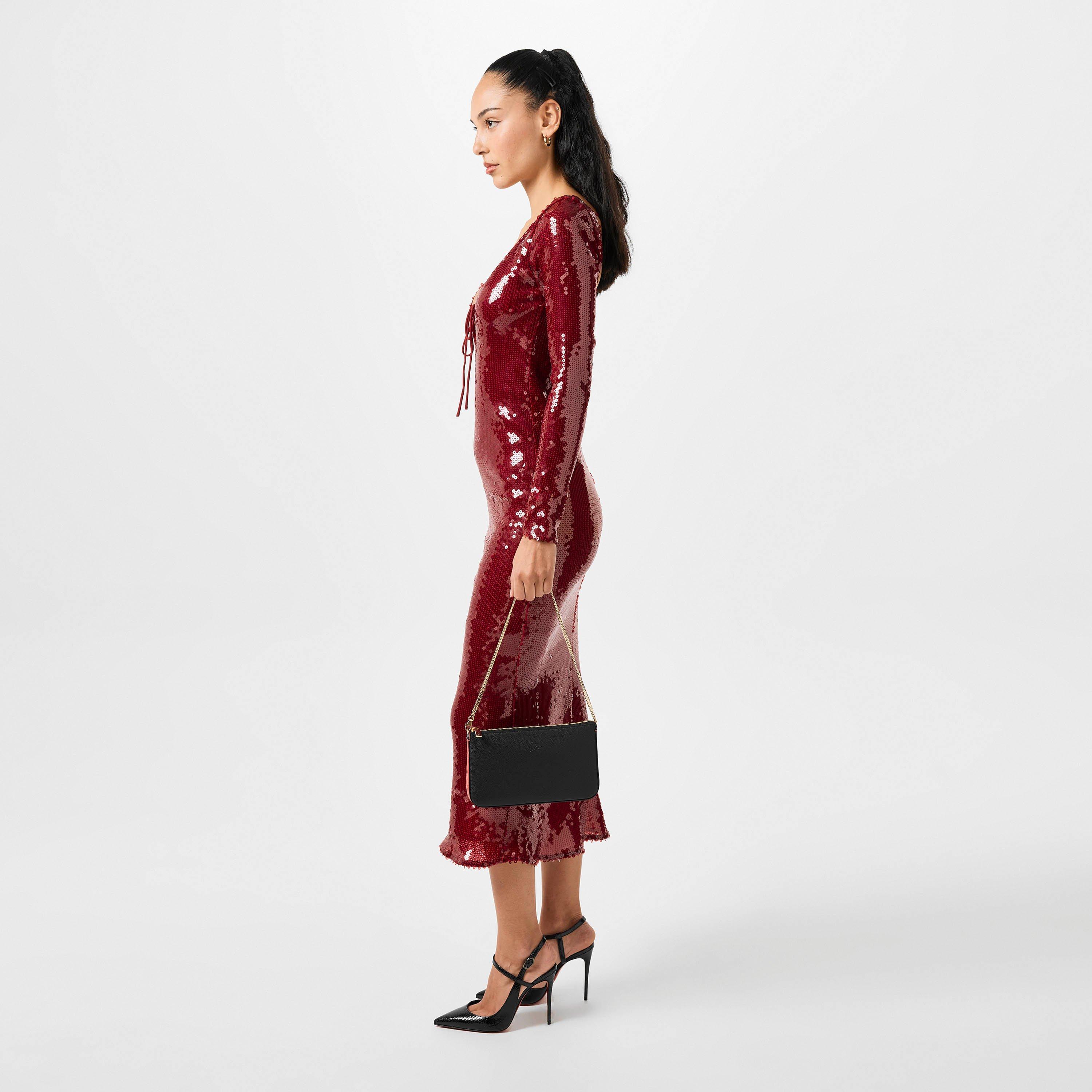 Black Black - Christian Louboutin - Jenlove 100mm Leather Heeled Pumps - 6