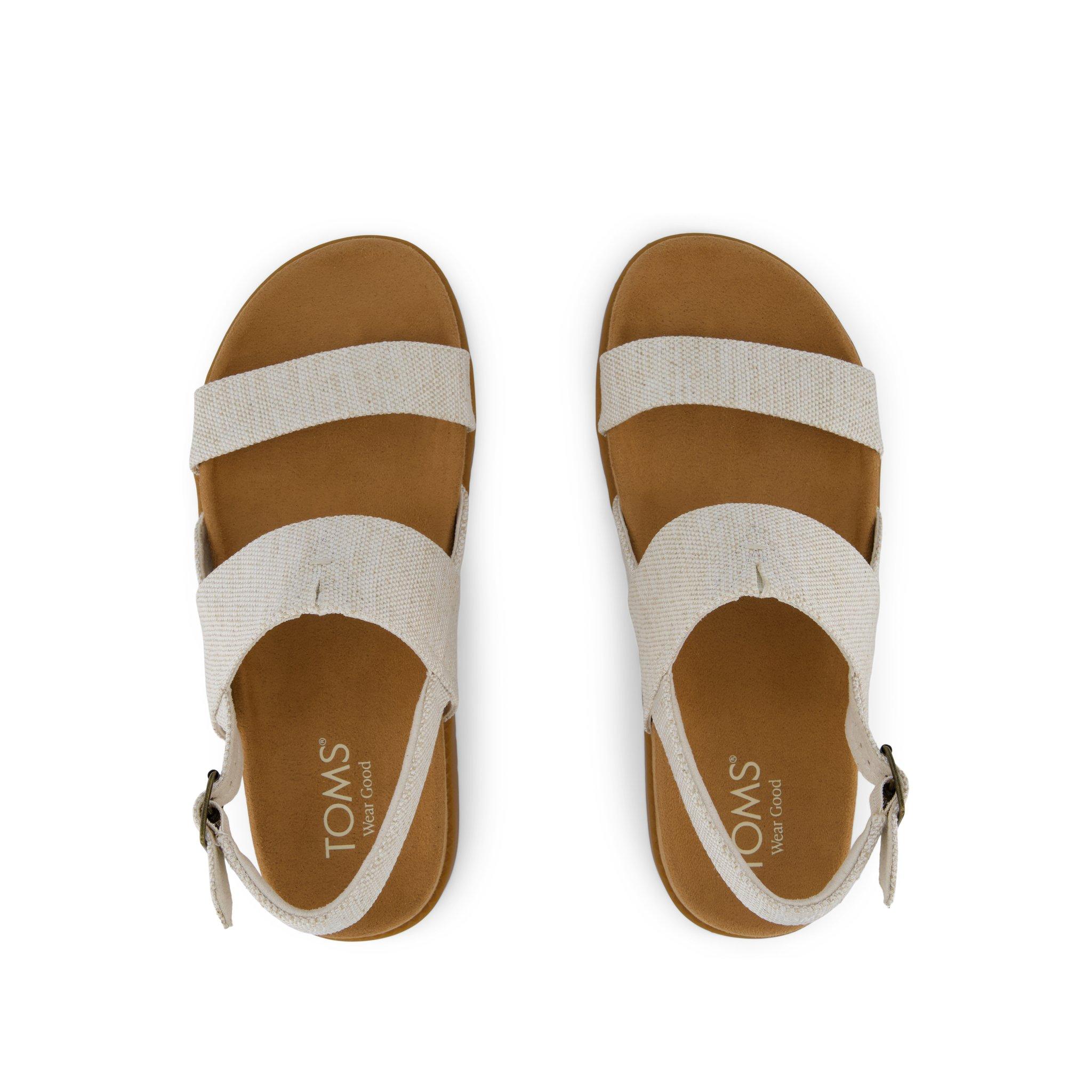 Natural - Toms - Women's Flatform Sandals - 6