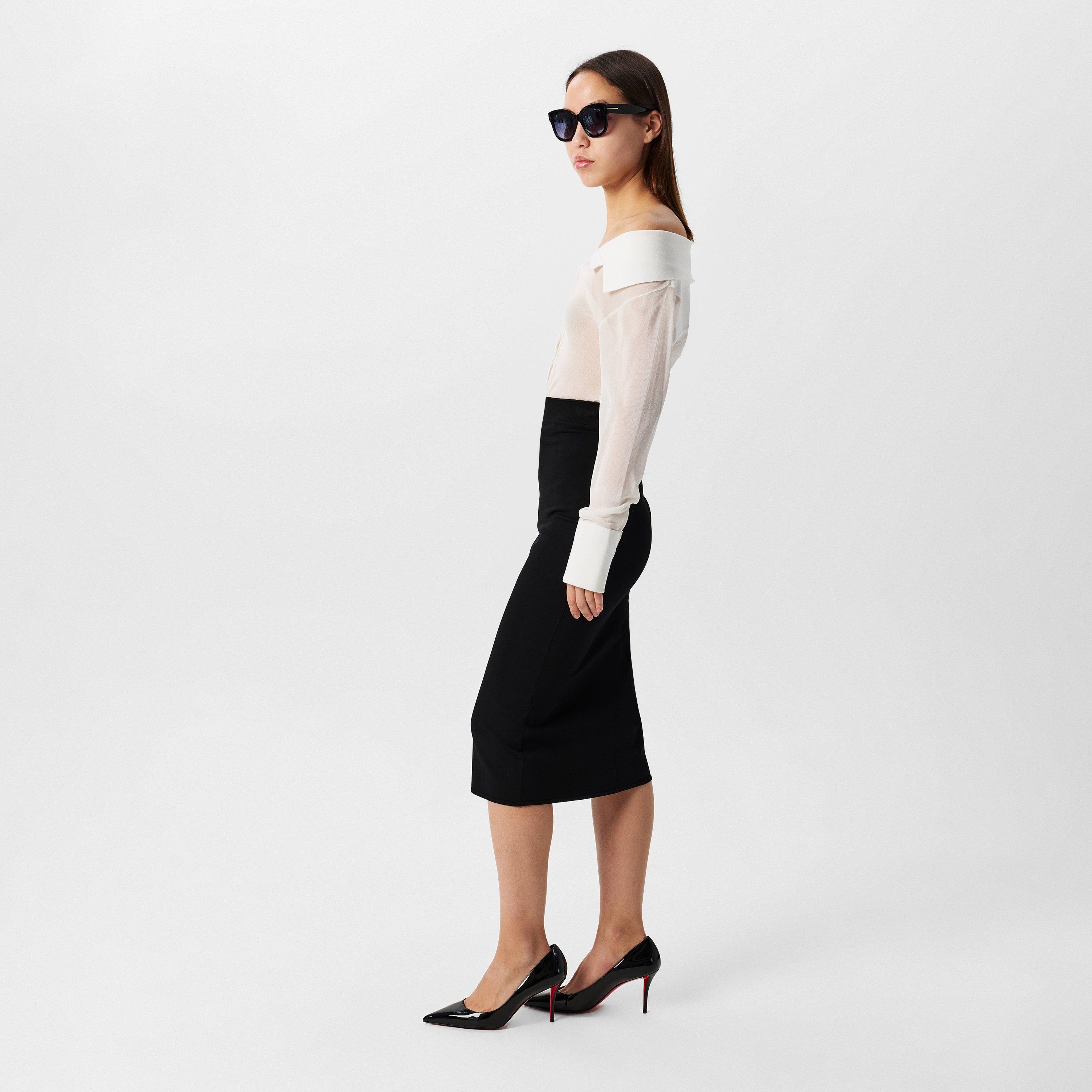 Black Lin Black - Christian Louboutin - Miss Z 80mm Heels - 6