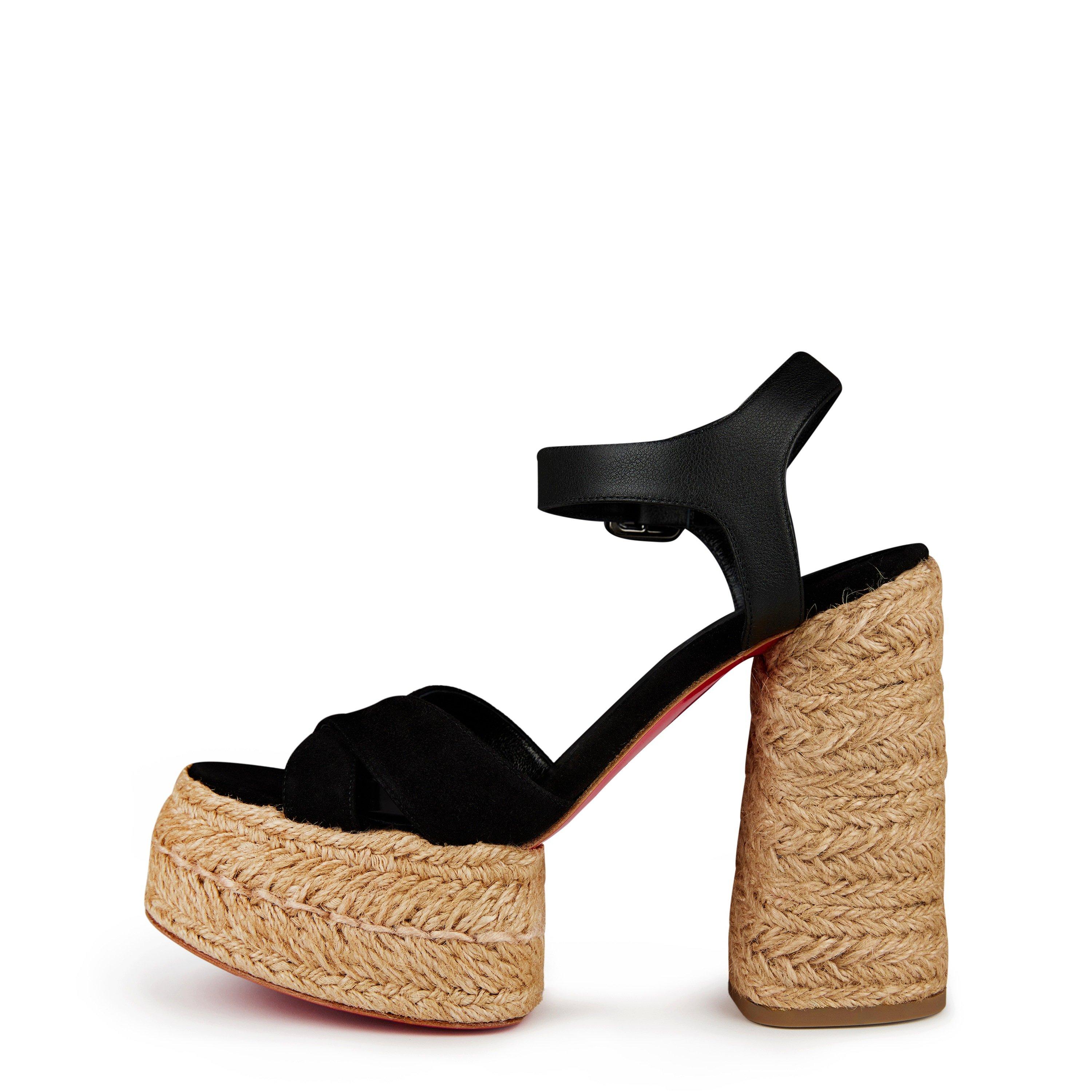 Black - Christian Louboutin - Super Calakala 130mm Espadrille Sandals - 2