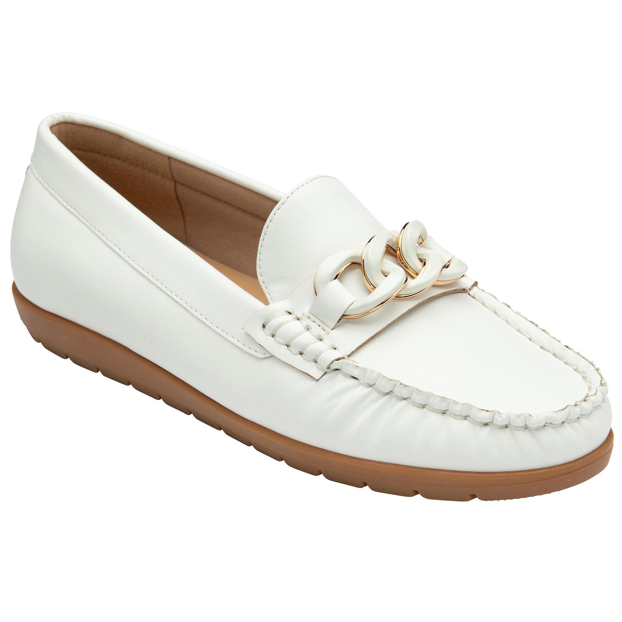 Blanc - Lotus Shoes - Lotus Coma Loafers Ld63 - 1