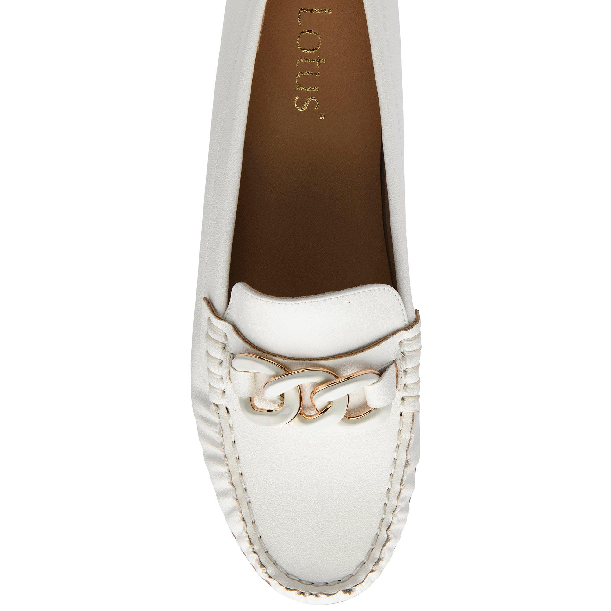 Blanc - Lotus Shoes - Lotus Coma Loafers Ld63 - 4