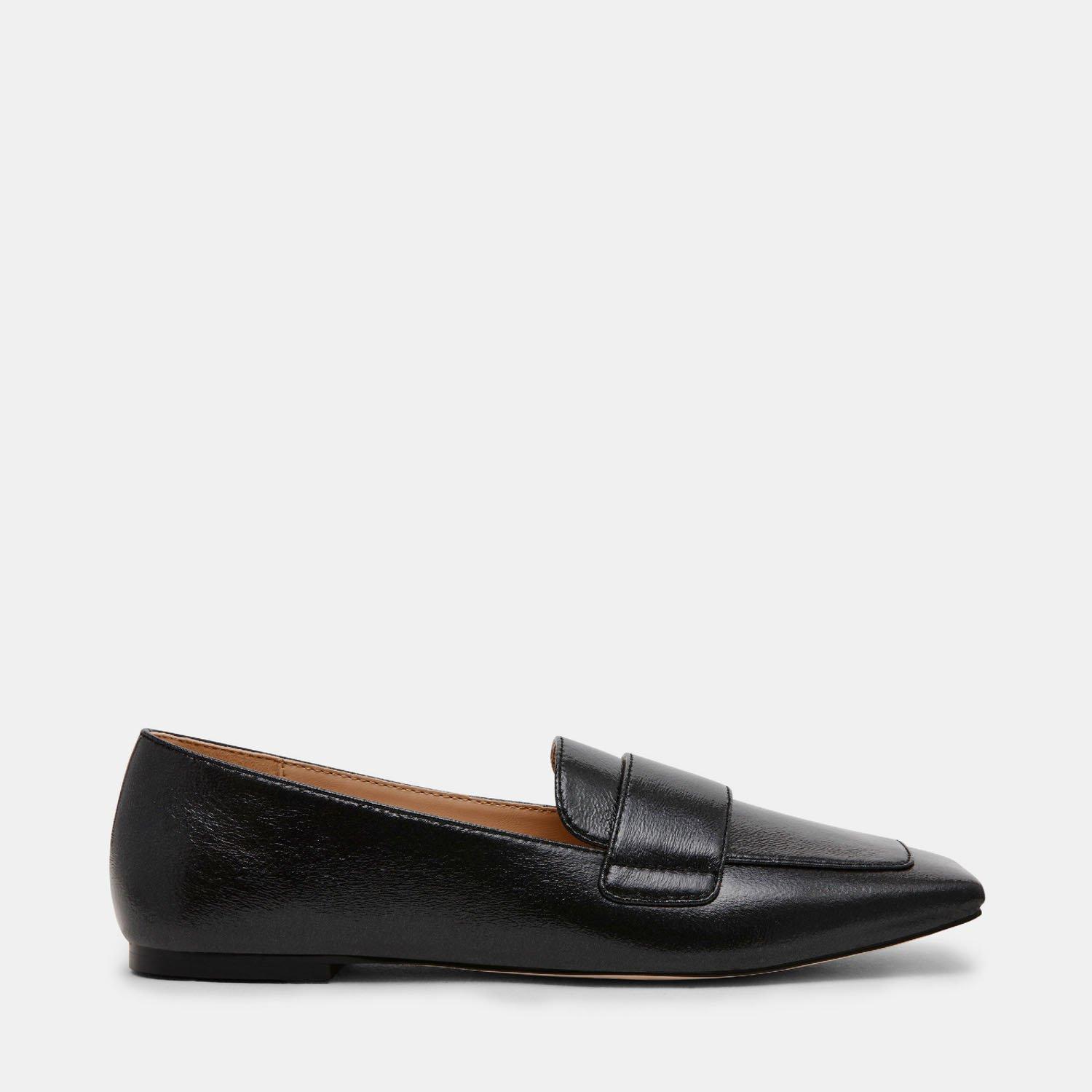 Steve Madden Women's Madden Monarc Flat S - Blk Crinkle - 5 (38)