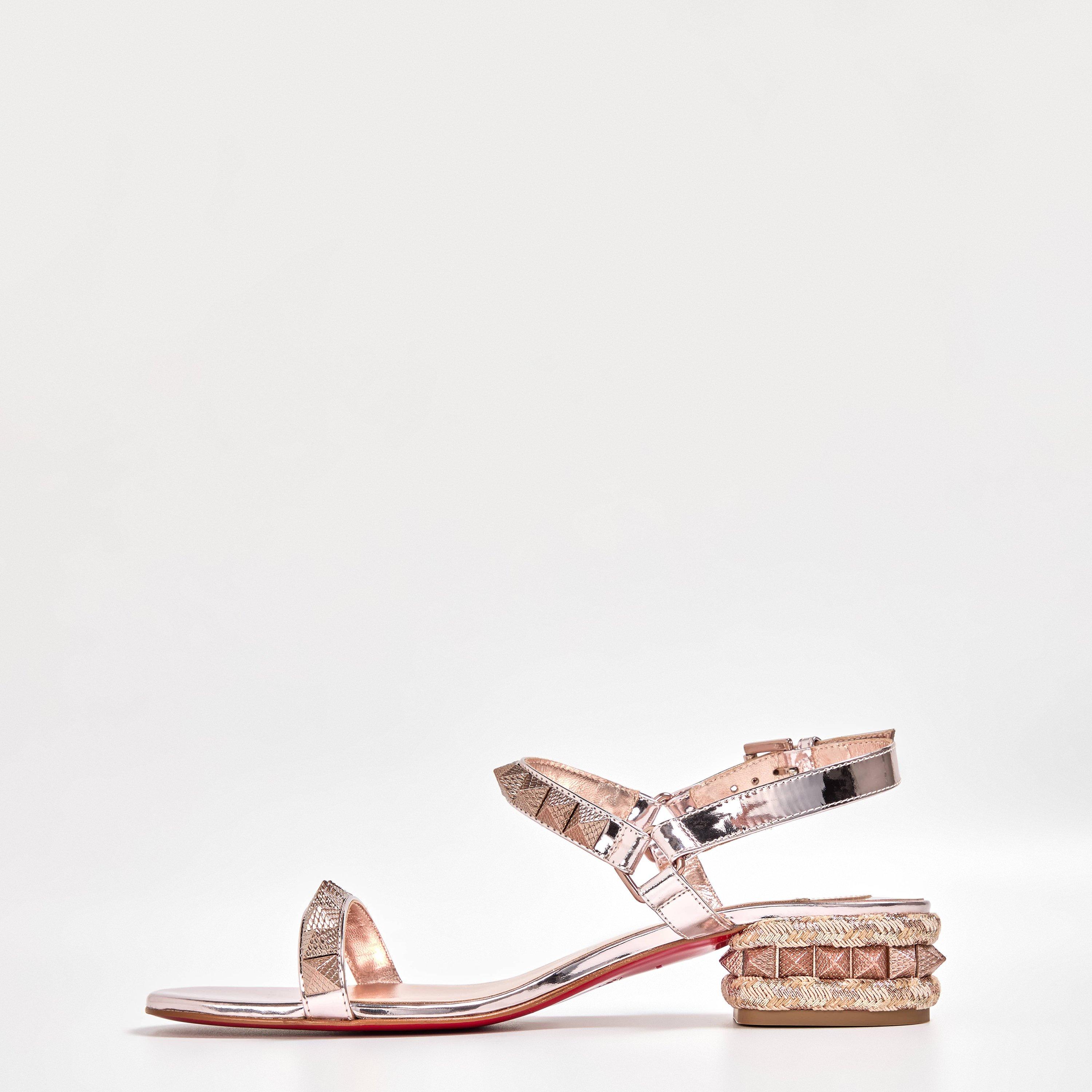 Vintage Rose - Christian Louboutin - Pyramule Sandal - 2