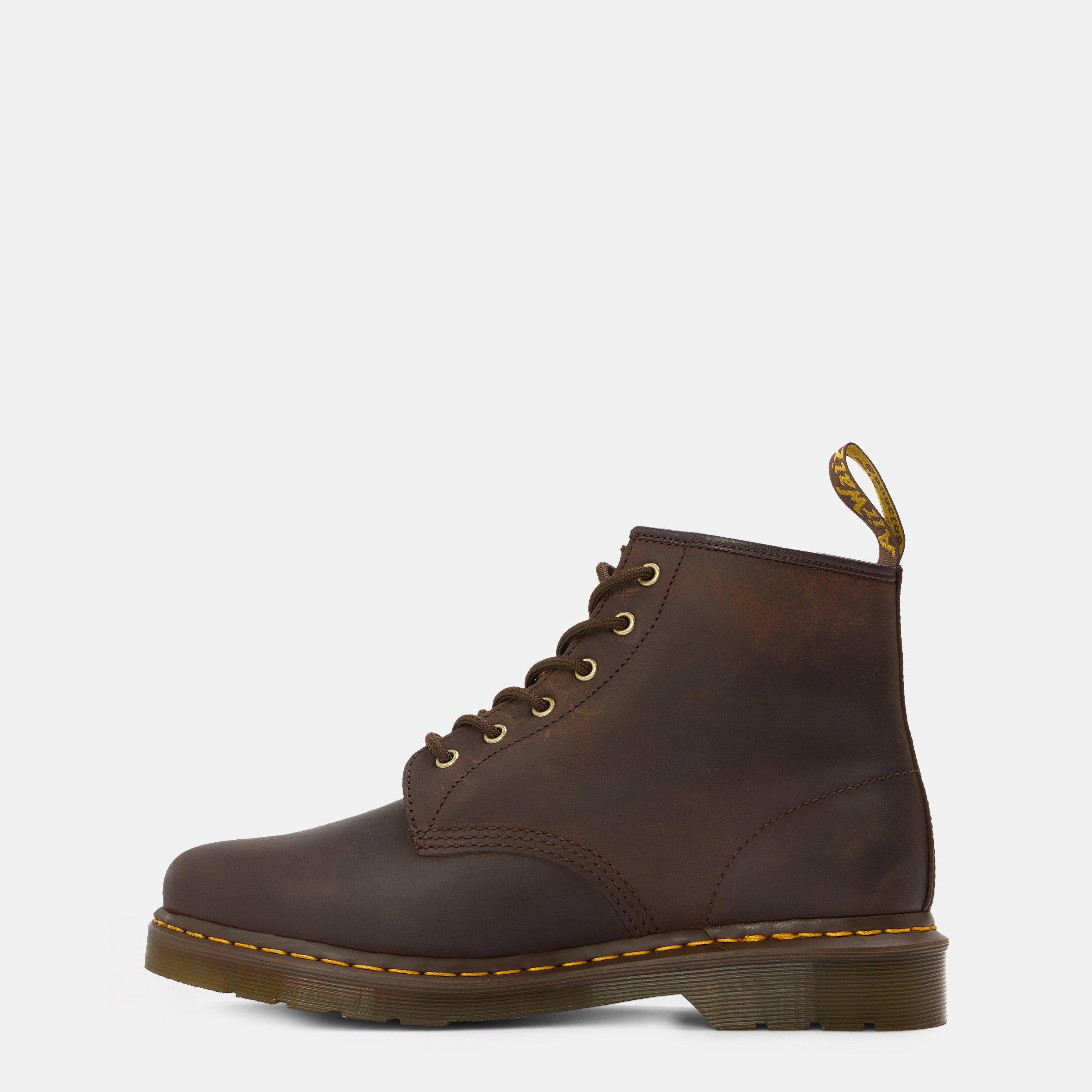 Dark Brown - Dr Martens - Men's Flat Ankle Boots - 2