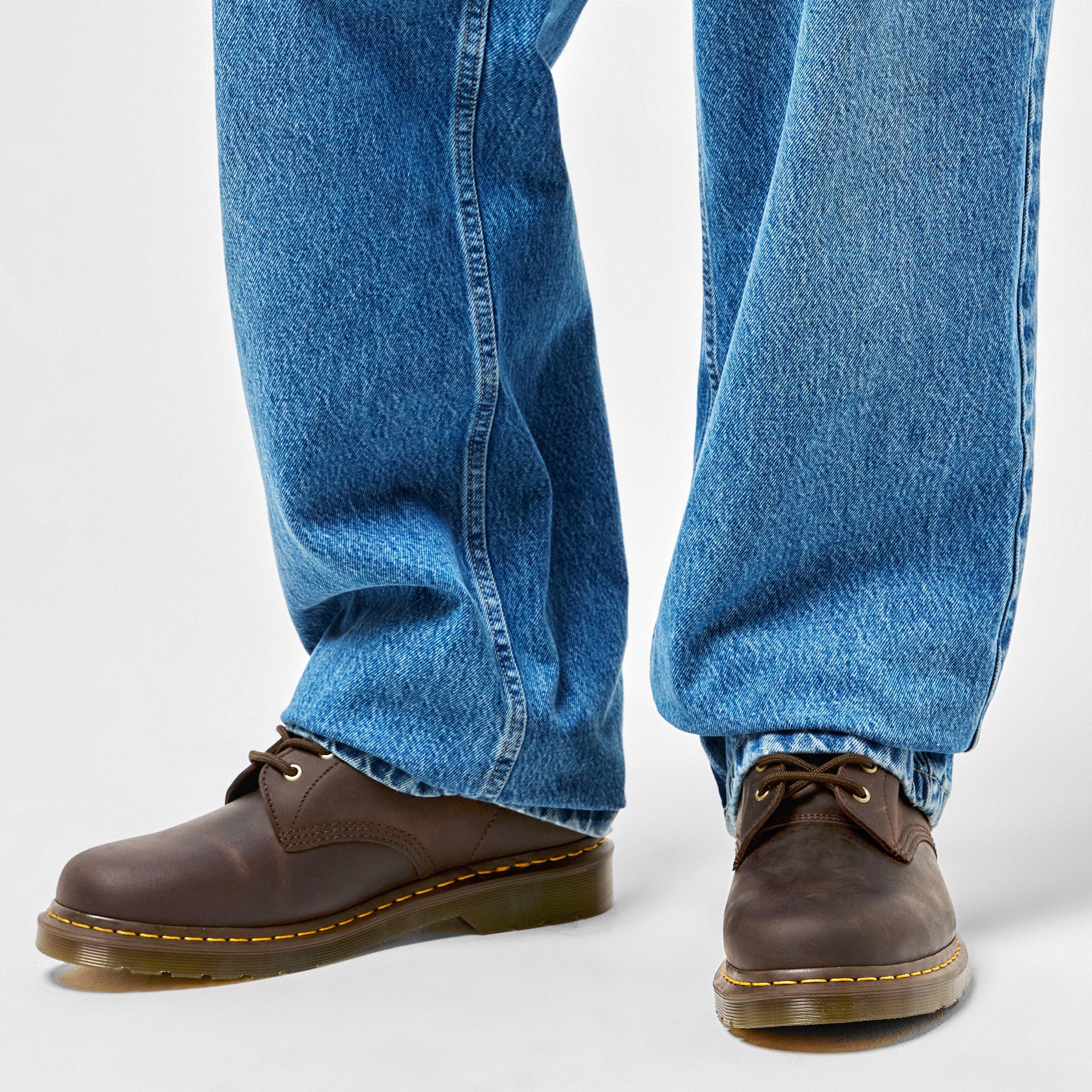 Dark Brown - Dr Martens - Men's Flat Ankle Boots - 3