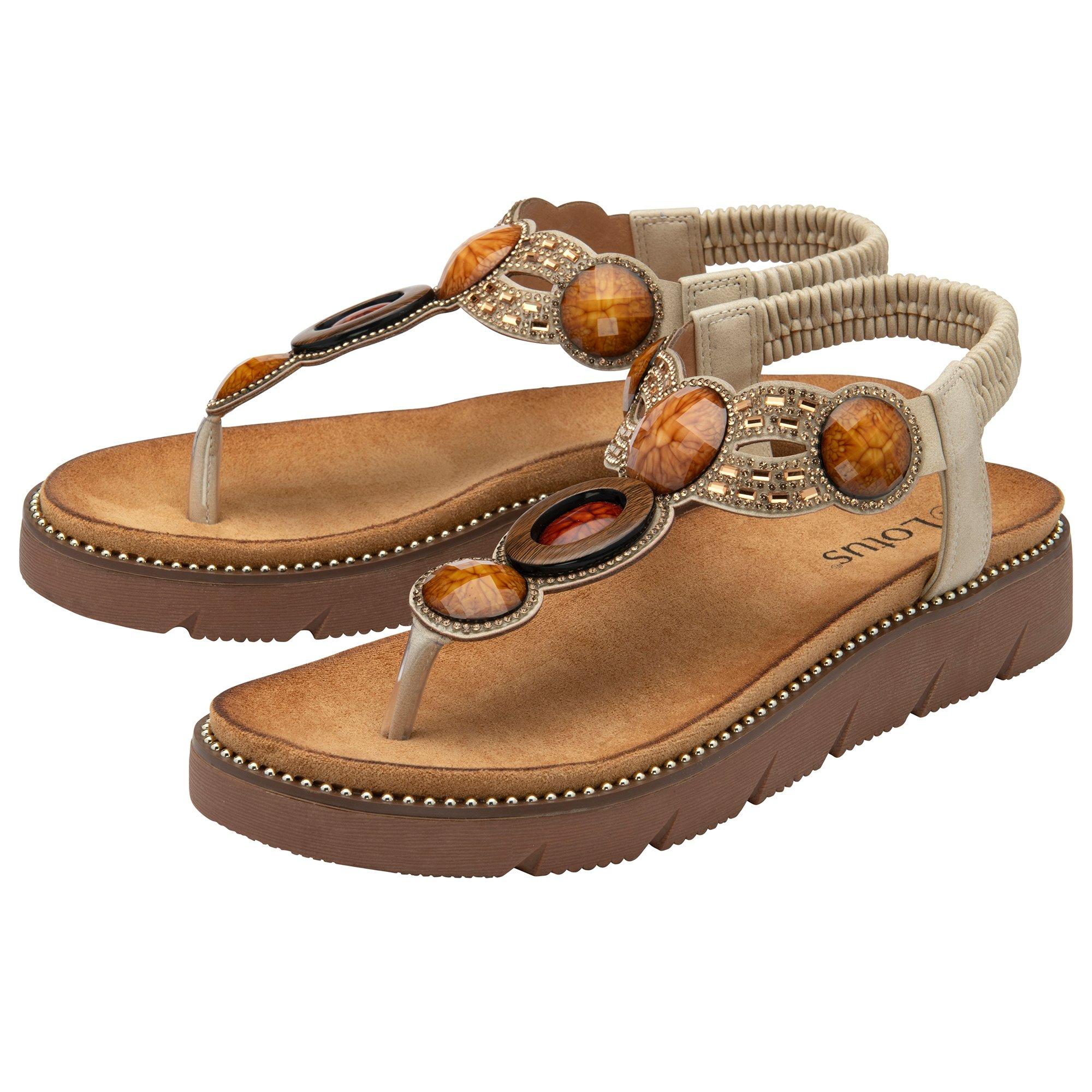 Natural - Lotus Shoes - Lotus Alcina Sandals Ld63 - 2