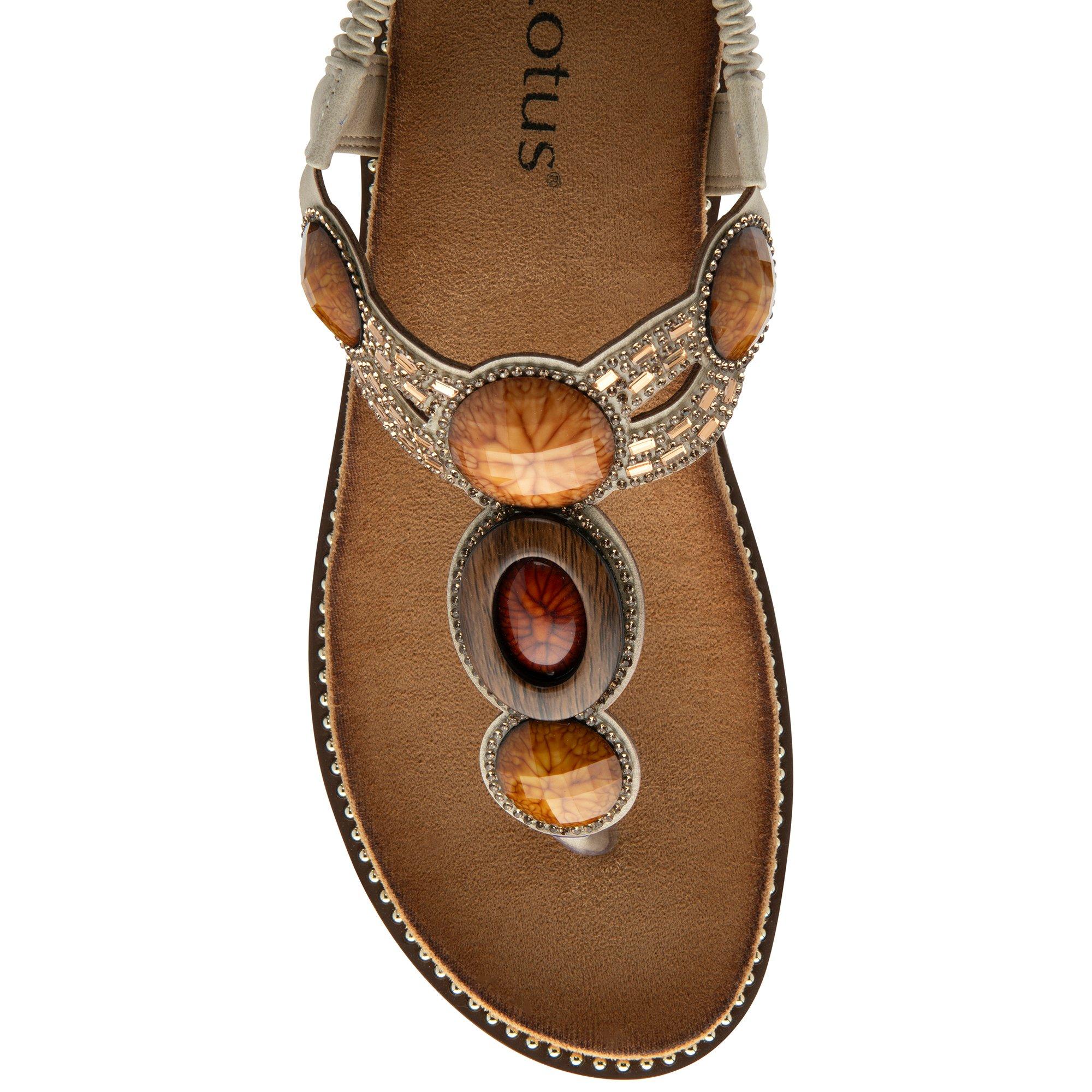 Natural - Lotus Shoes - Lotus Alcina Sandals Ld63 - 4